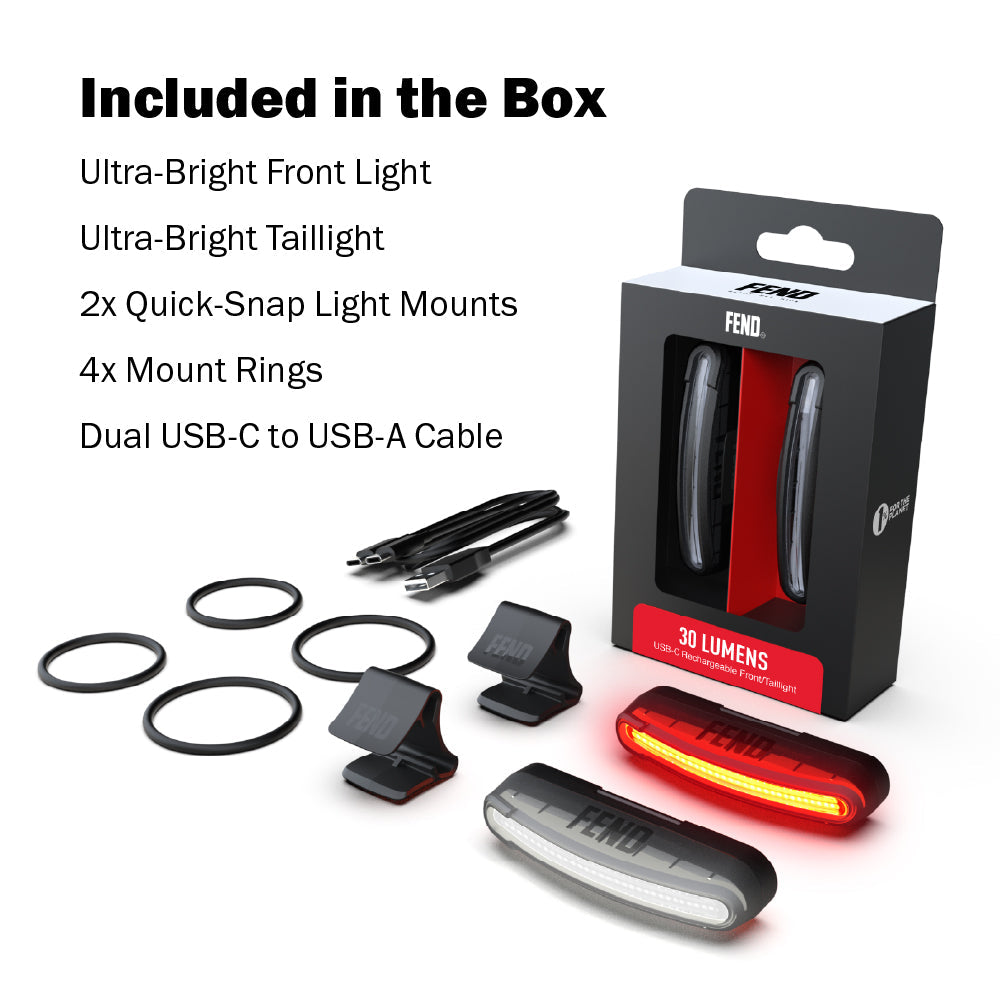 Manhattan Portage FEND Super Bike Lights