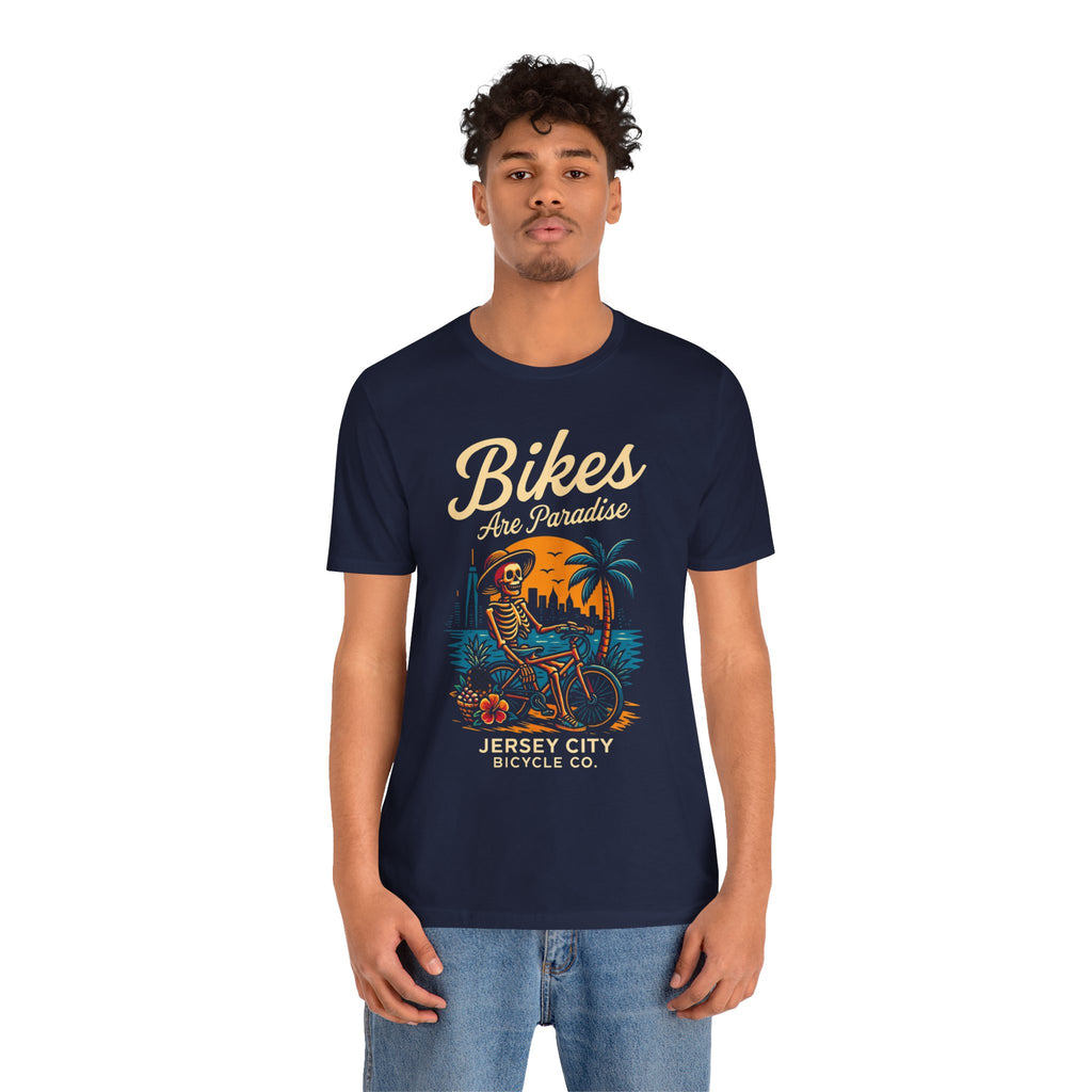 Bike Lover Tee, Cycling Gift Shirt, Paradise Bike Shop Tshirt Gift, Unisex Jersey Short Sleeve Tee, Bicycle Enthusiast Apparel