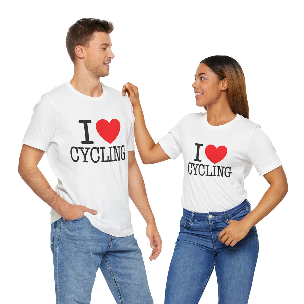 I Heart Cycling Unisex Tee