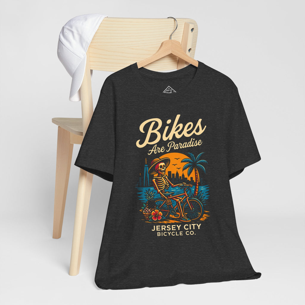 Bike Lover Tee, Cycling Gift Shirt, Paradise Bike Shop Tshirt Gift, Unisex Jersey Short Sleeve Tee, Bicycle Enthusiast Apparel