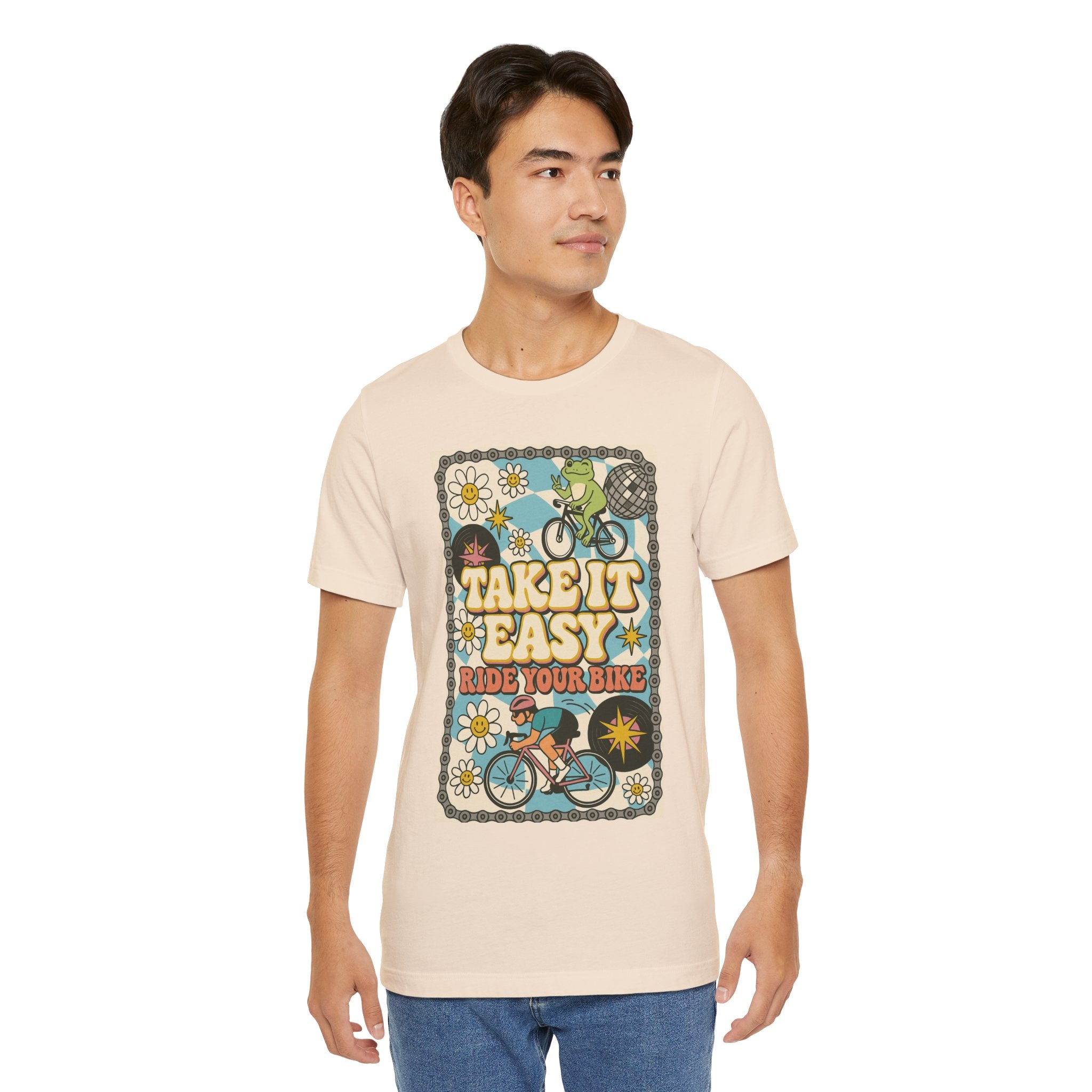 Retro Bike Lover T-Shirt - Good Vibes Unisex Tee