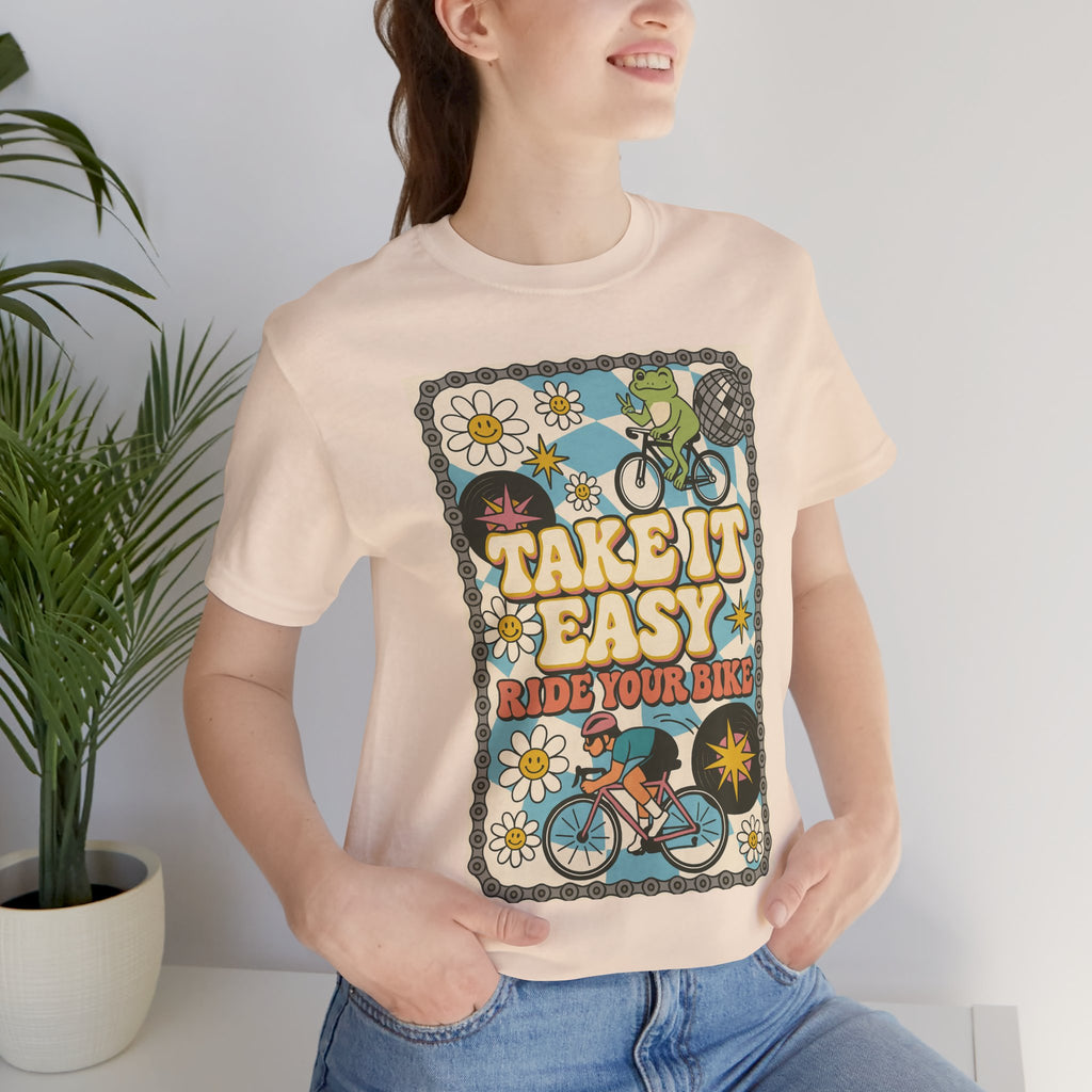 Retro Bike Lover T-Shirt - Good Vibes Unisex Tee