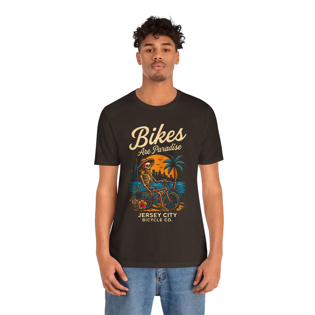 Bike Lover Tee, Cycling Gift Shirt, Paradise Bike Shop Tshirt Gift, Unisex Jersey Short Sleeve Tee, Bicycle Enthusiast Apparel