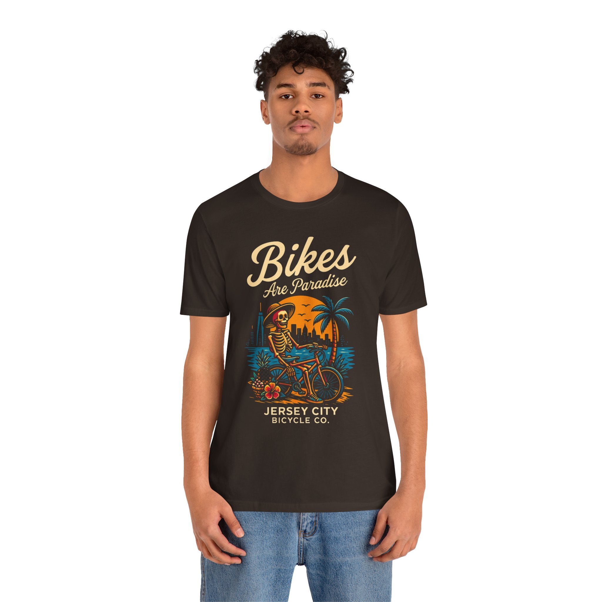 Bike Lover Tee, Cycling Gift Shirt, Paradise Bike Shop Tshirt Gift, Unisex Jersey Short Sleeve Tee, Bicycle Enthusiast Apparel