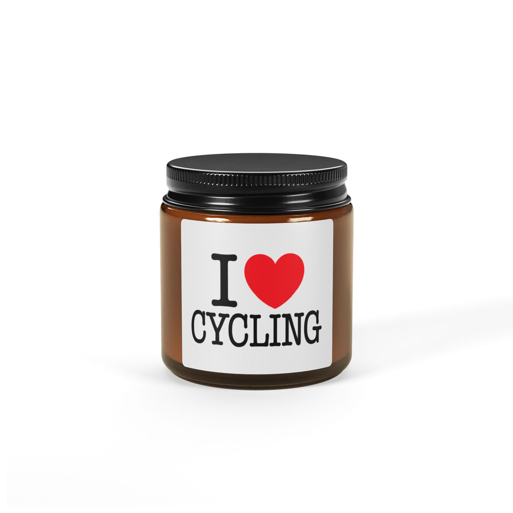 I Love Cycling Classic Candle Gift - Cyclist Stocking Stuffer