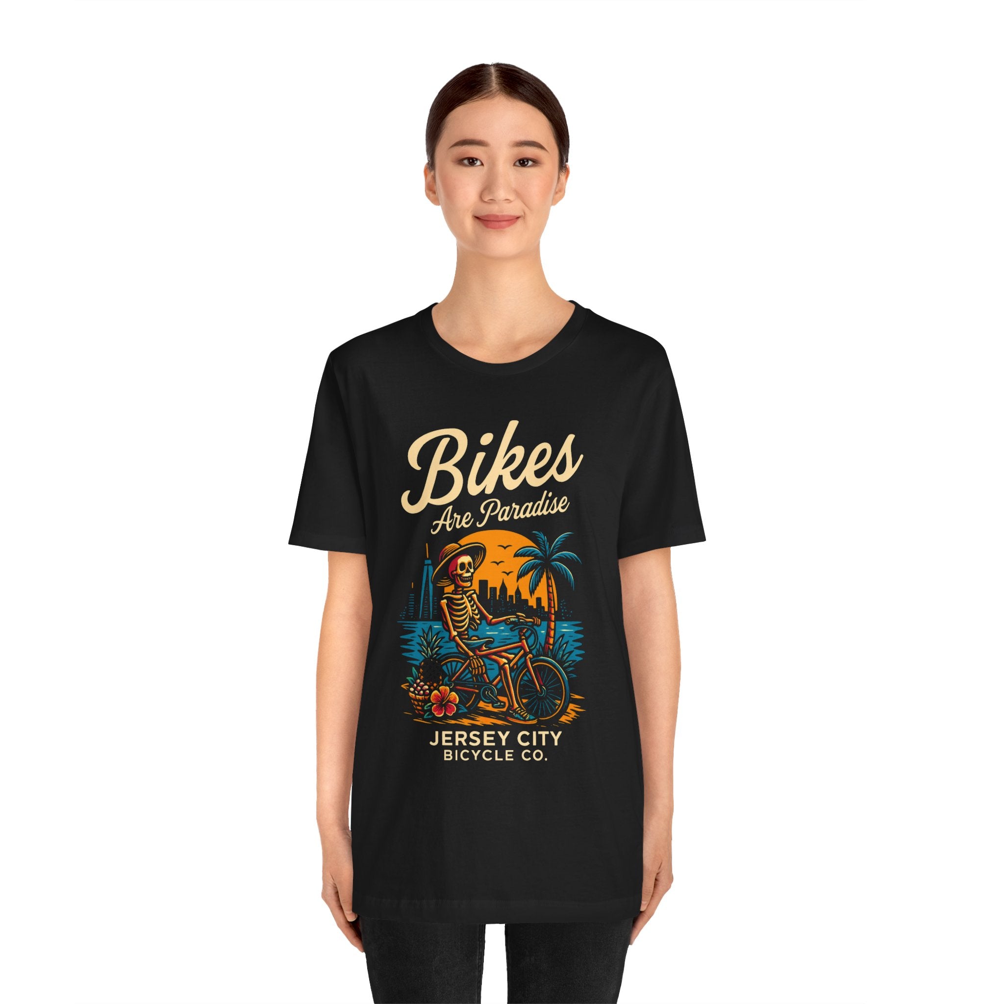 Bike Lover Tee, Cycling Gift Shirt, Paradise Bike Shop Tshirt Gift, Unisex Jersey Short Sleeve Tee, Bicycle Enthusiast Apparel