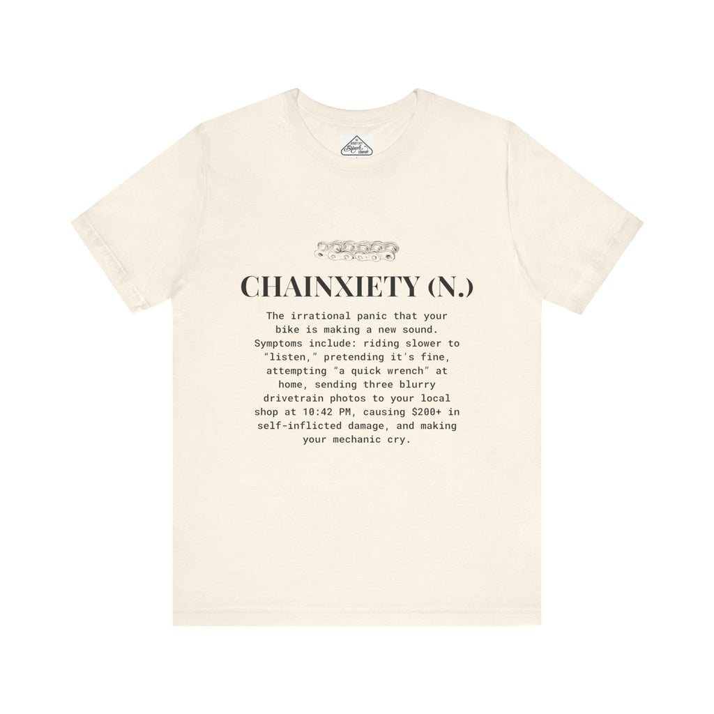 Cycling T-Shirt, Chainxiety Definition, Bike Lover Gift
