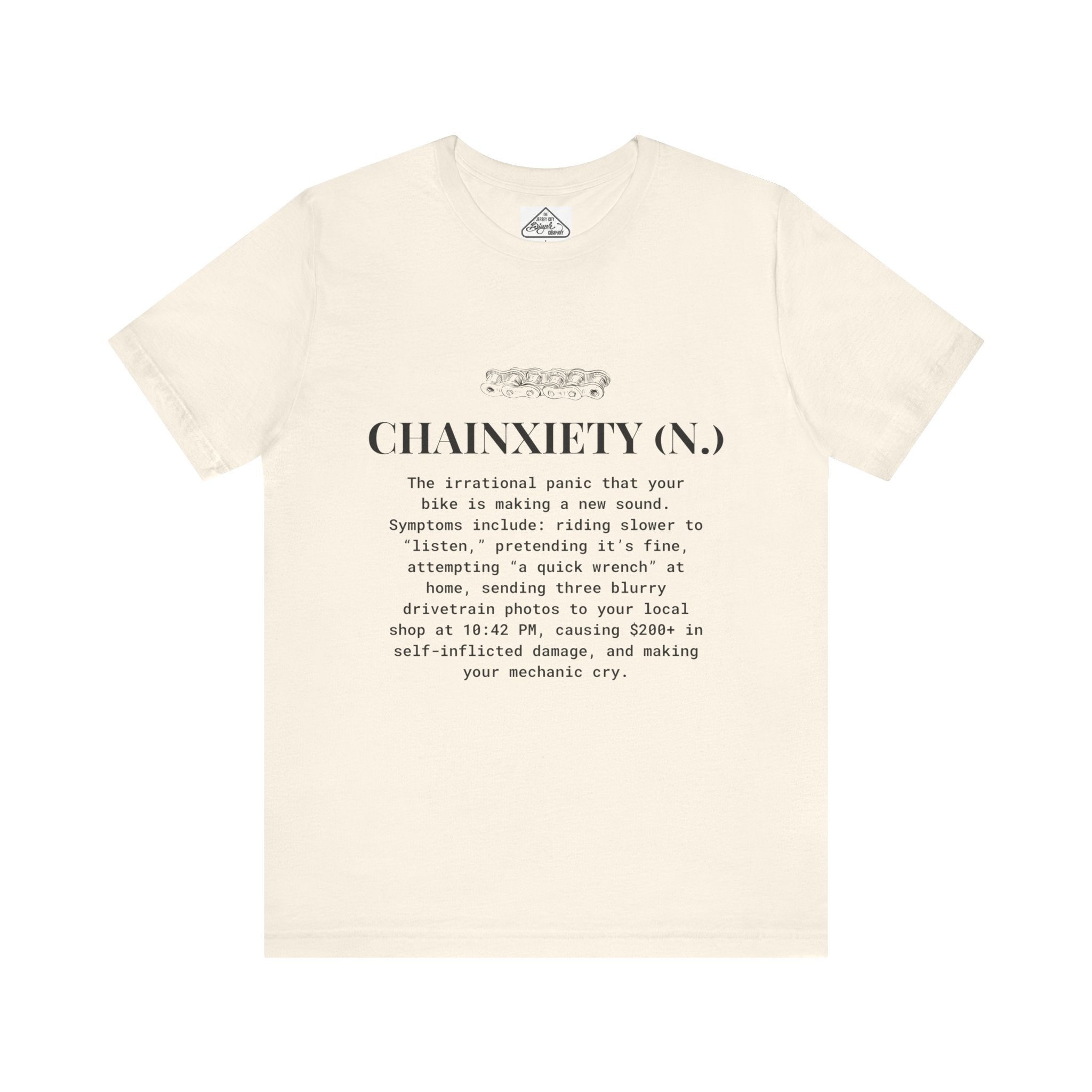 Cycling T-Shirt, Chainxiety Definition, Bike Lover Gift