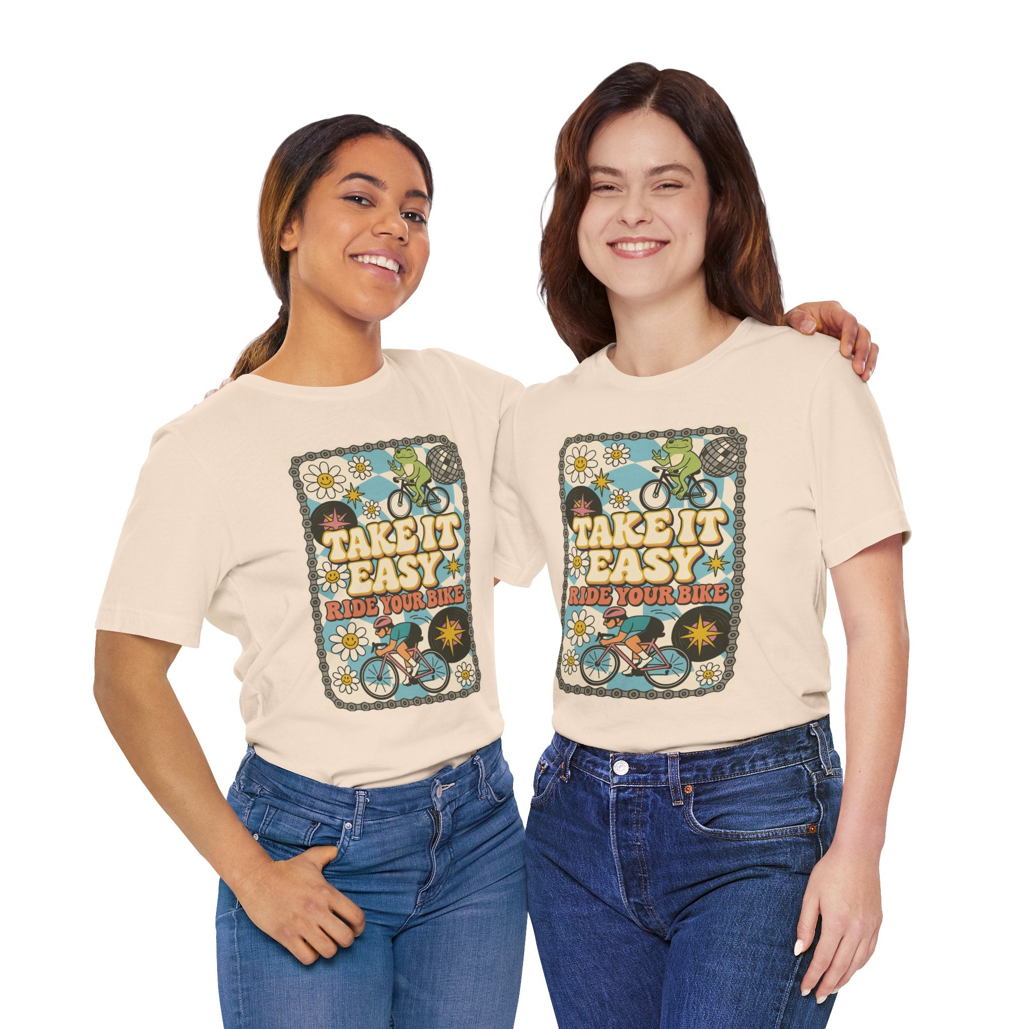 Retro Bike Lover T-Shirt - Good Vibes Unisex Tee