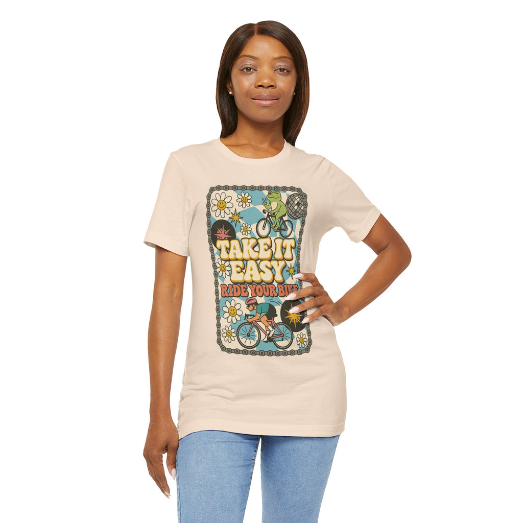 Retro Bike Lover T-Shirt - Good Vibes Unisex Tee