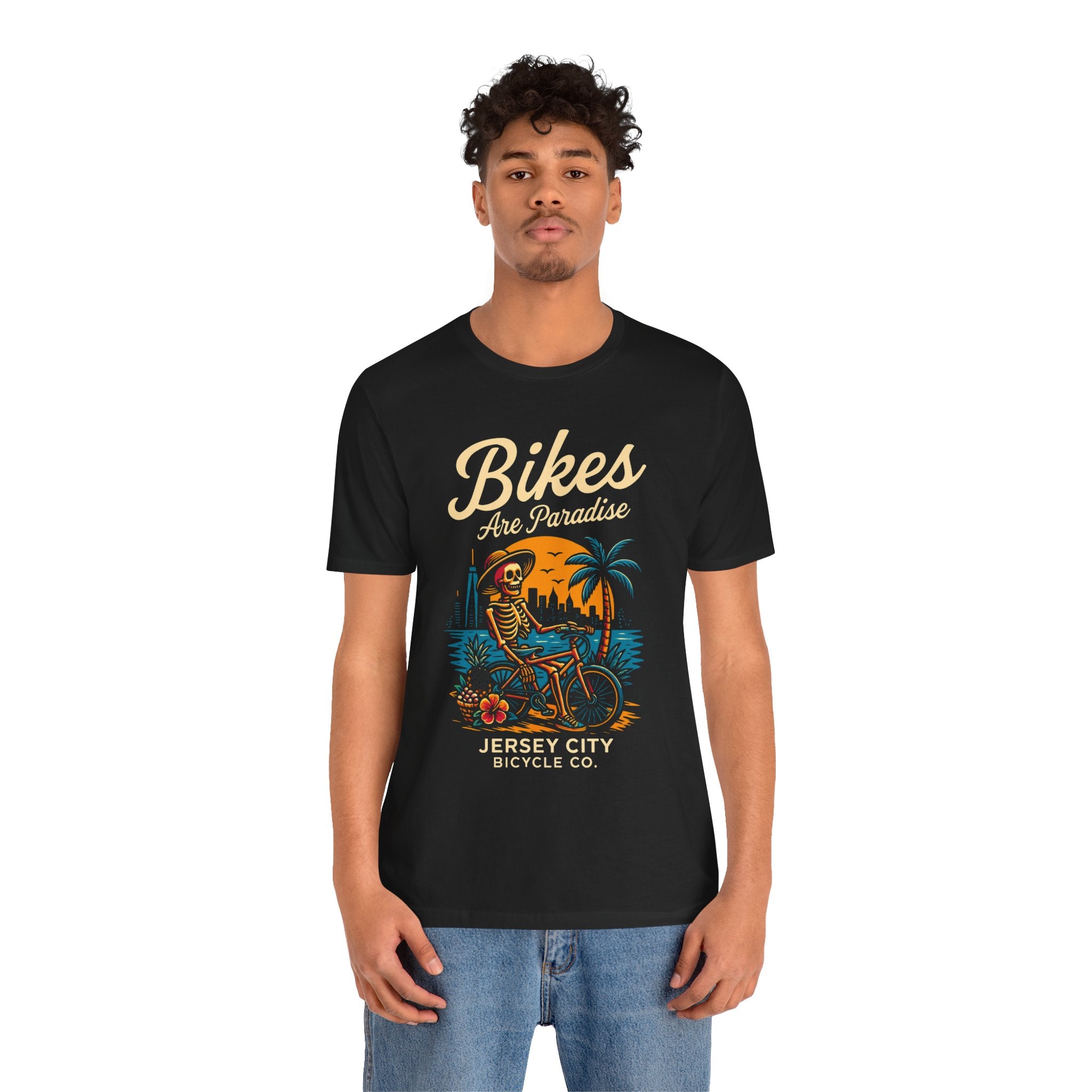 Bike Lover Tee, Cycling Gift Shirt, Paradise Bike Shop Tshirt Gift, Unisex Jersey Short Sleeve Tee, Bicycle Enthusiast Apparel