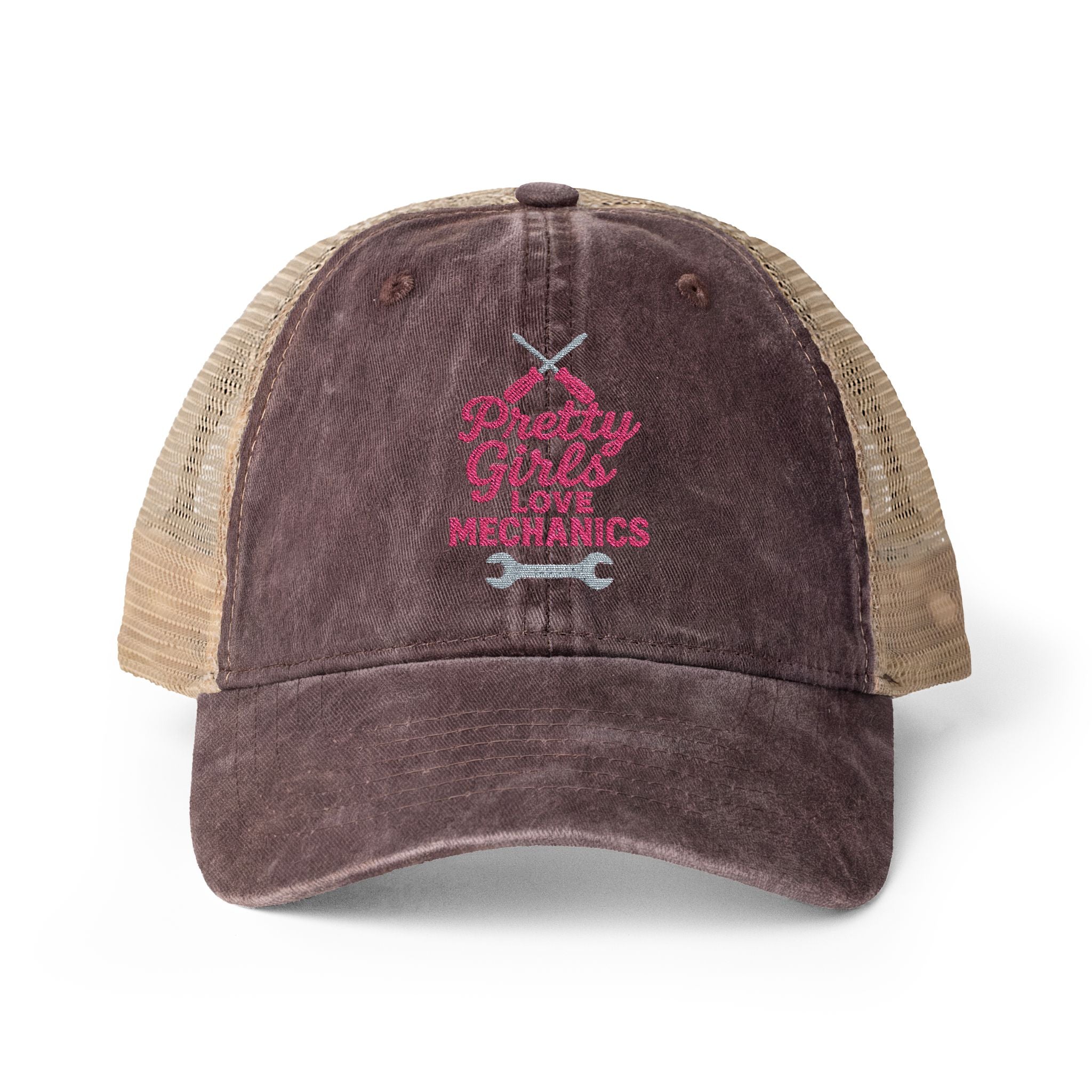 Women's Washed Mesh-Back Cap