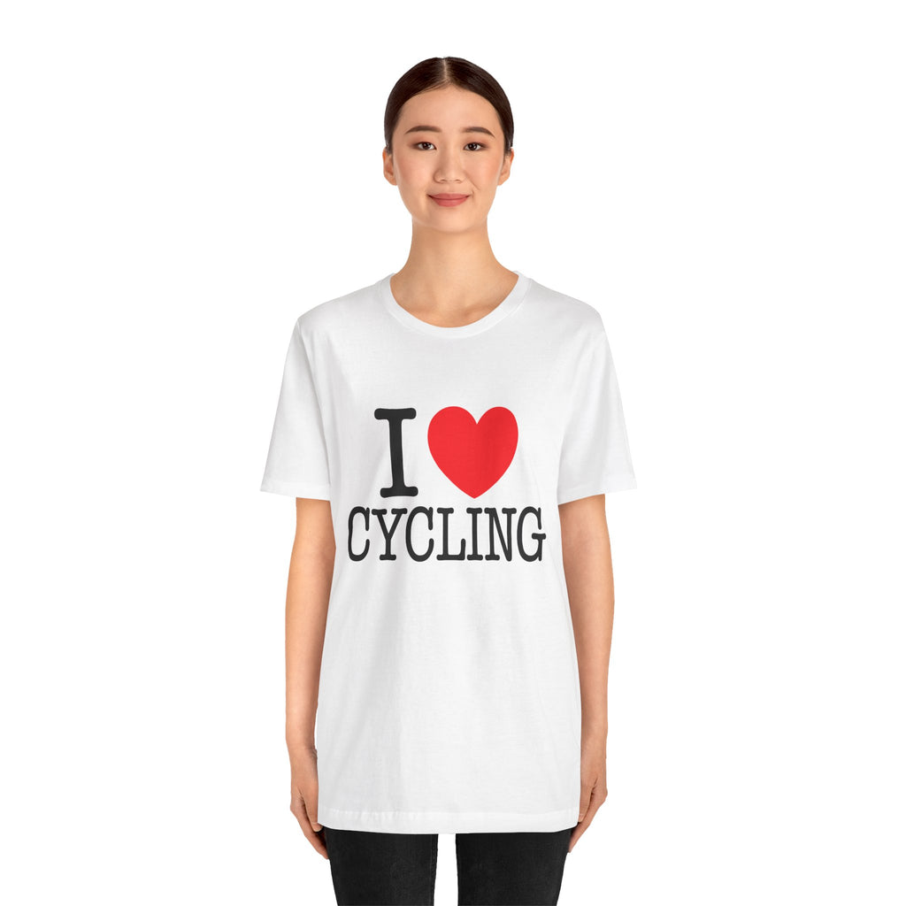 I Heart Cycling Unisex Tee