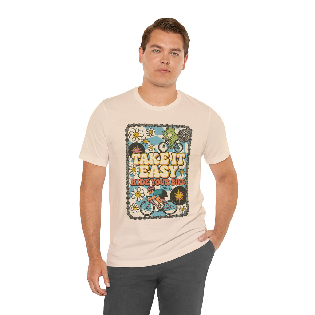 Retro Bike Lover T-Shirt - Good Vibes Unisex Tee