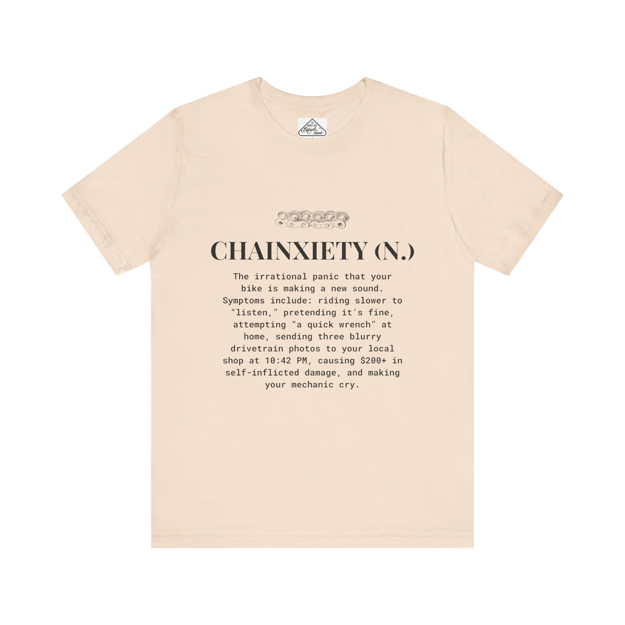 Cycling T-Shirt, Chainxiety Definition, Bike Lover Gift