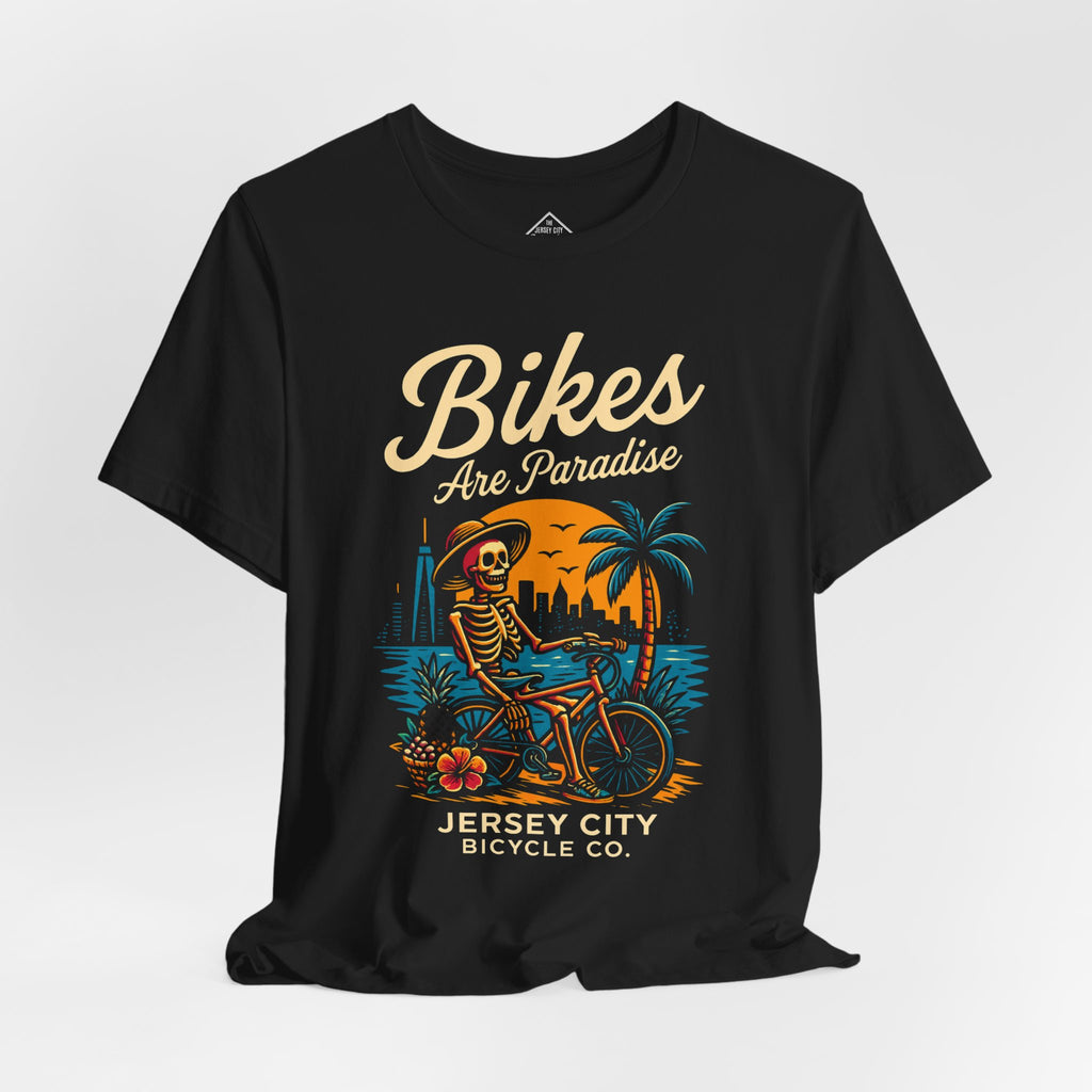 Bike Lover Tee, Cycling Gift Shirt, Paradise Bike Shop Tshirt Gift, Unisex Jersey Short Sleeve Tee, Bicycle Enthusiast Apparel