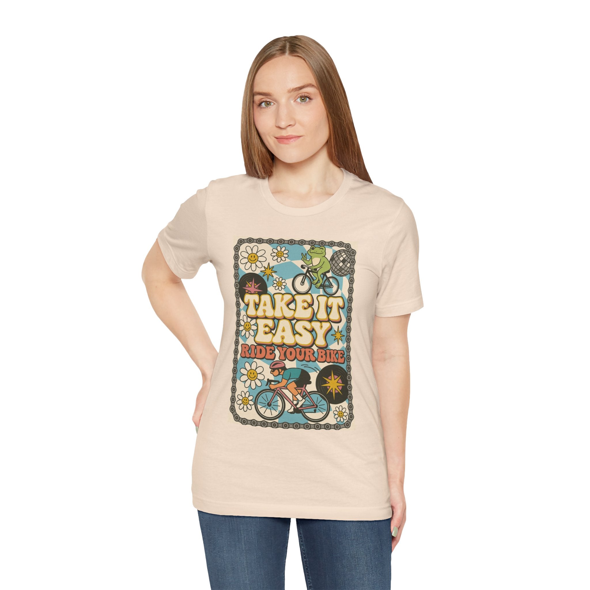 Retro Bike Lover T-Shirt - Good Vibes Unisex Tee