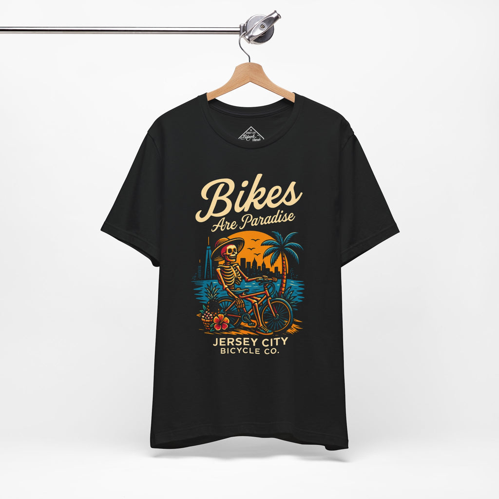 Bike Lover Tee, Cycling Gift Shirt, Paradise Bike Shop Tshirt Gift, Unisex Jersey Short Sleeve Tee, Bicycle Enthusiast Apparel