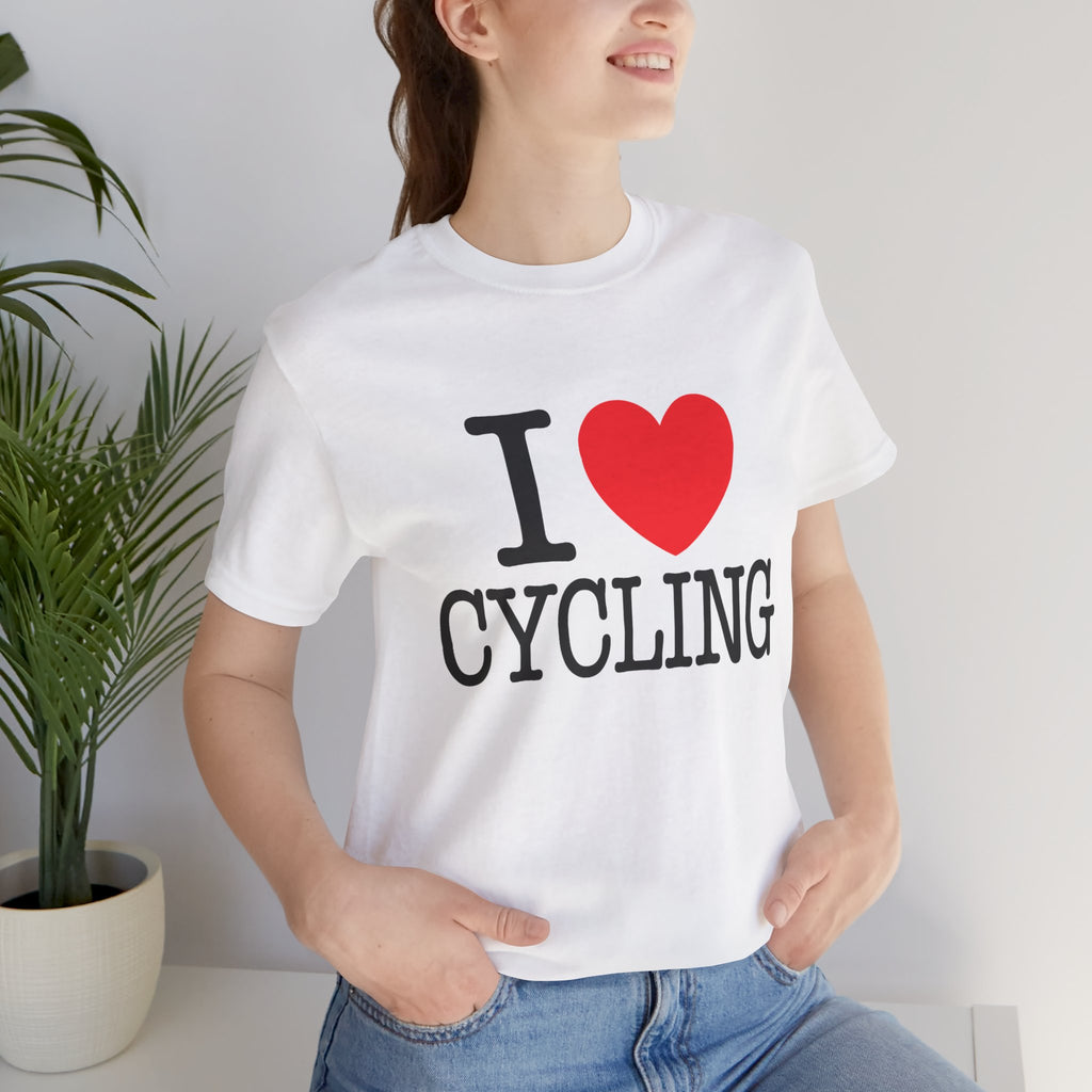 I Heart Cycling Unisex Tee