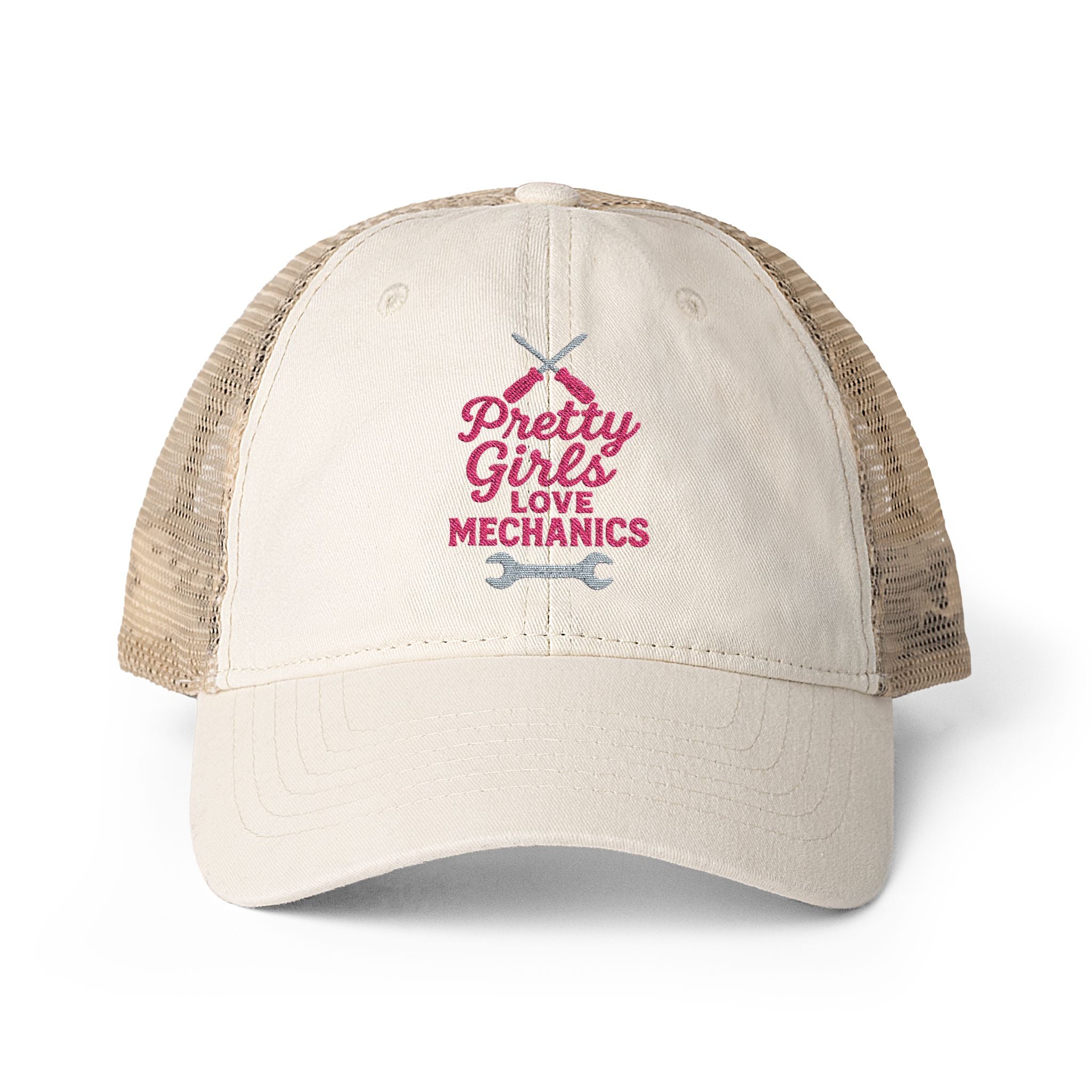 Women's Washed Mesh-Back Cap