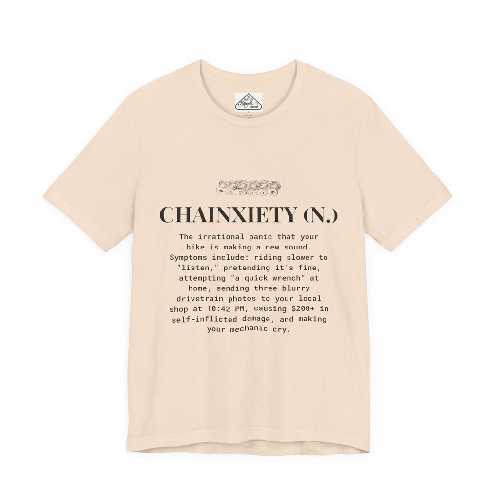Cycling T-Shirt, Chainxiety Definition, Bike Lover Gift