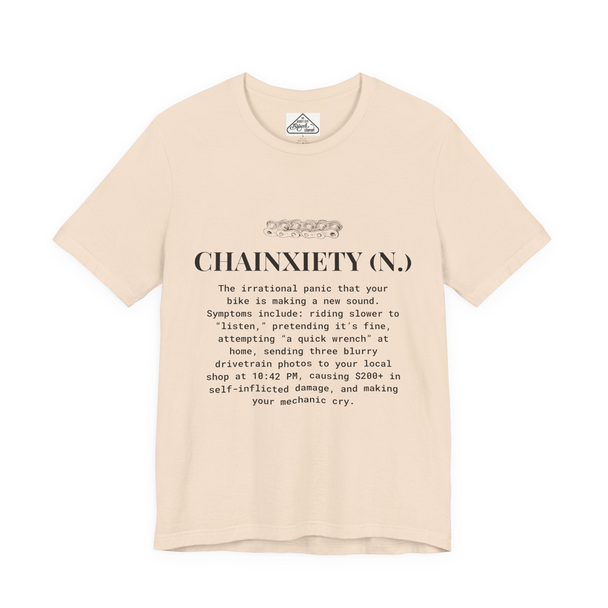 Cycling T-Shirt, Chainxiety Definition, Bike Lover Gift
