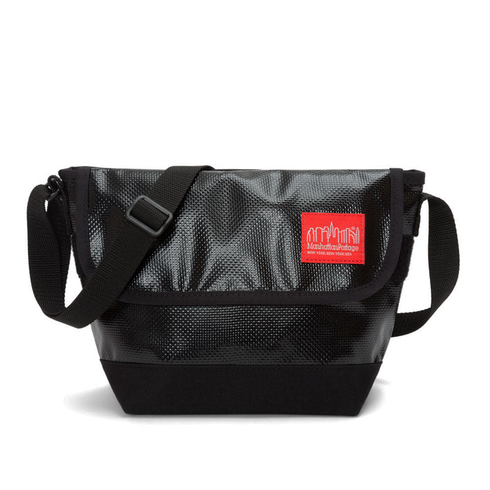 Manhattan Portage Vinyl Messenger Bag (XXS) Ver 2 Black