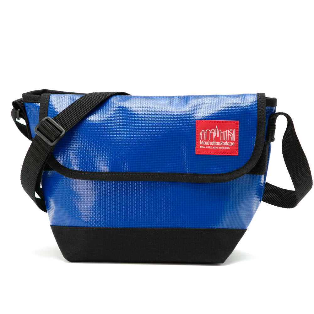 Manhattan Portage Vinyl Messenger Bag (XXS) Ver 2 Navy