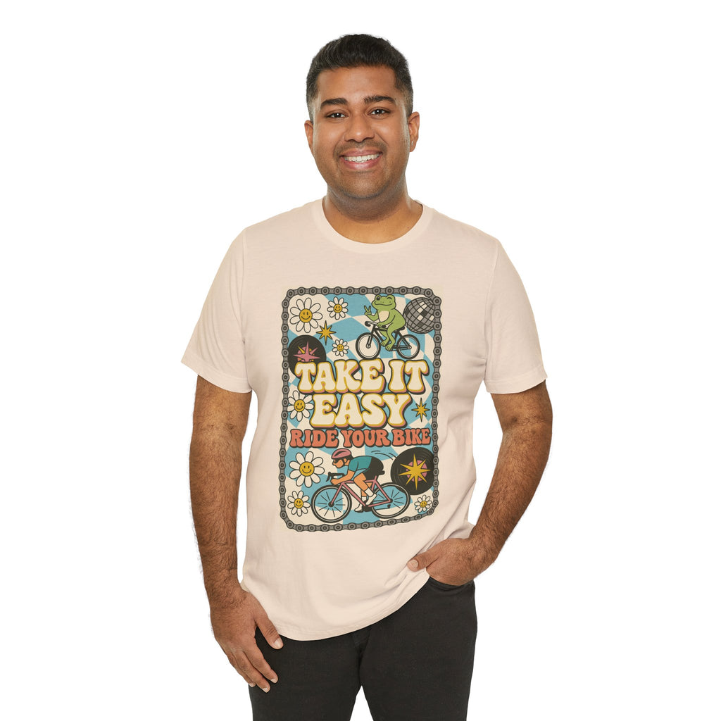 Retro Bike Lover T-Shirt - Good Vibes Unisex Tee