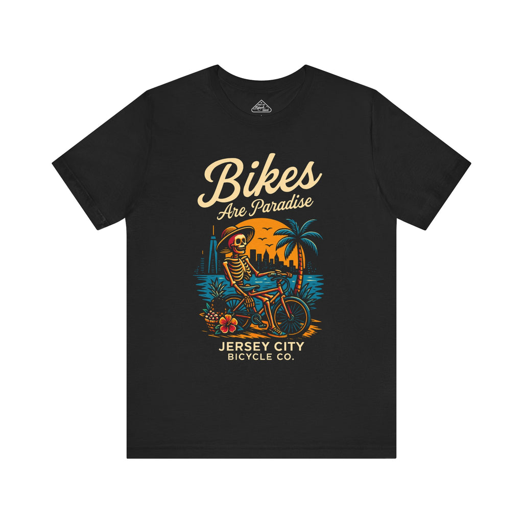 Bike Lover Tee, Cycling Gift Shirt, Paradise Bike Shop Tshirt Gift, Unisex Jersey Short Sleeve Tee, Bicycle Enthusiast Apparel