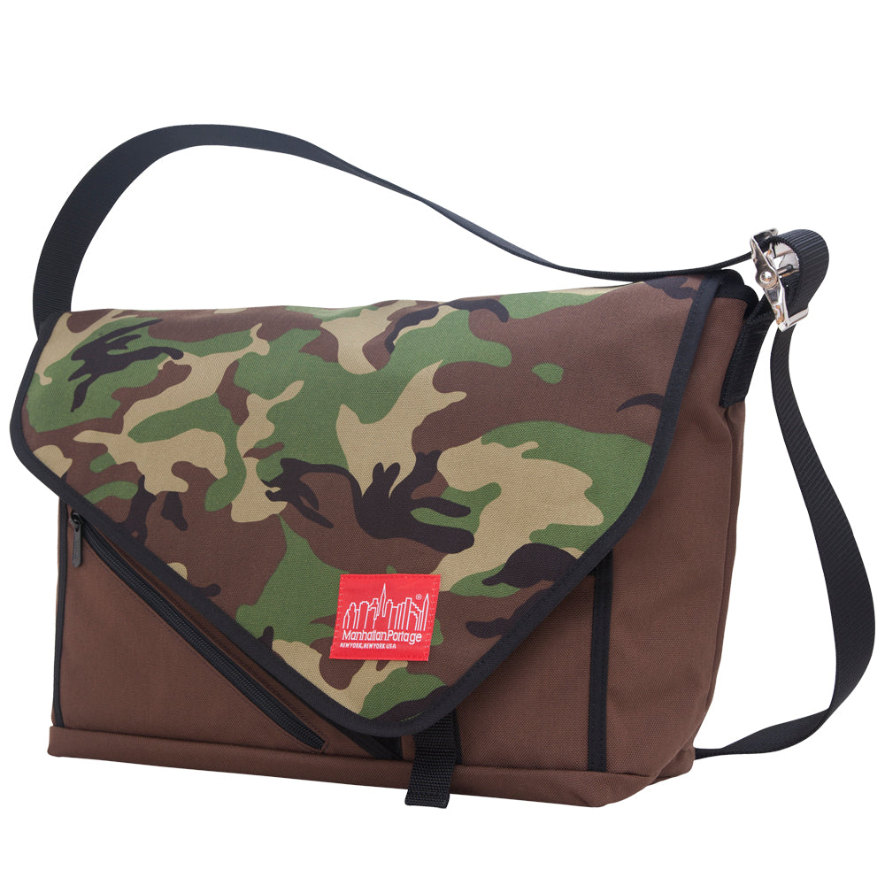 Manhattan Portage Flatiron Messenger Bag (LG) (15 in.) DBR CAM BLK