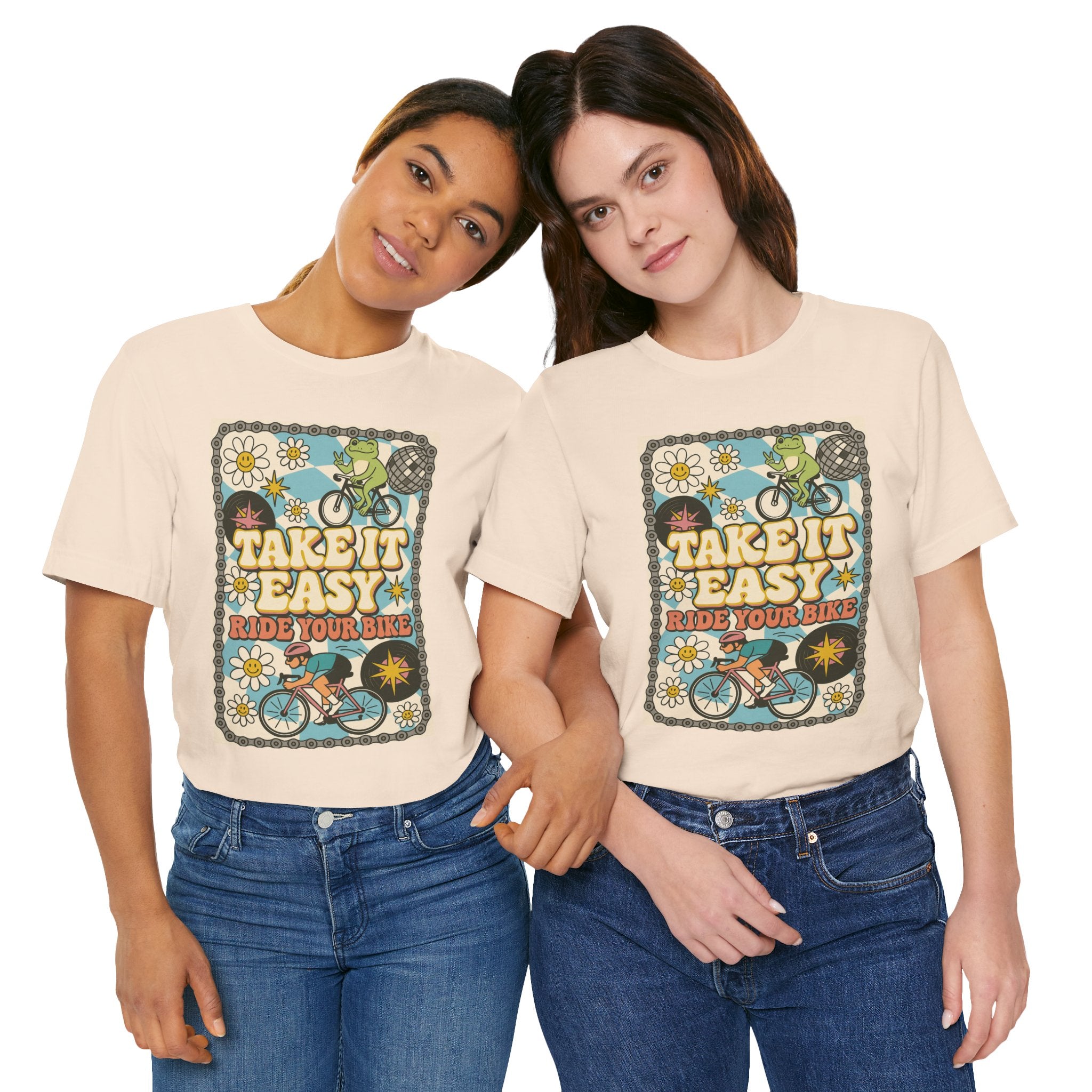 Retro Bike Lover T-Shirt - Good Vibes Unisex Tee