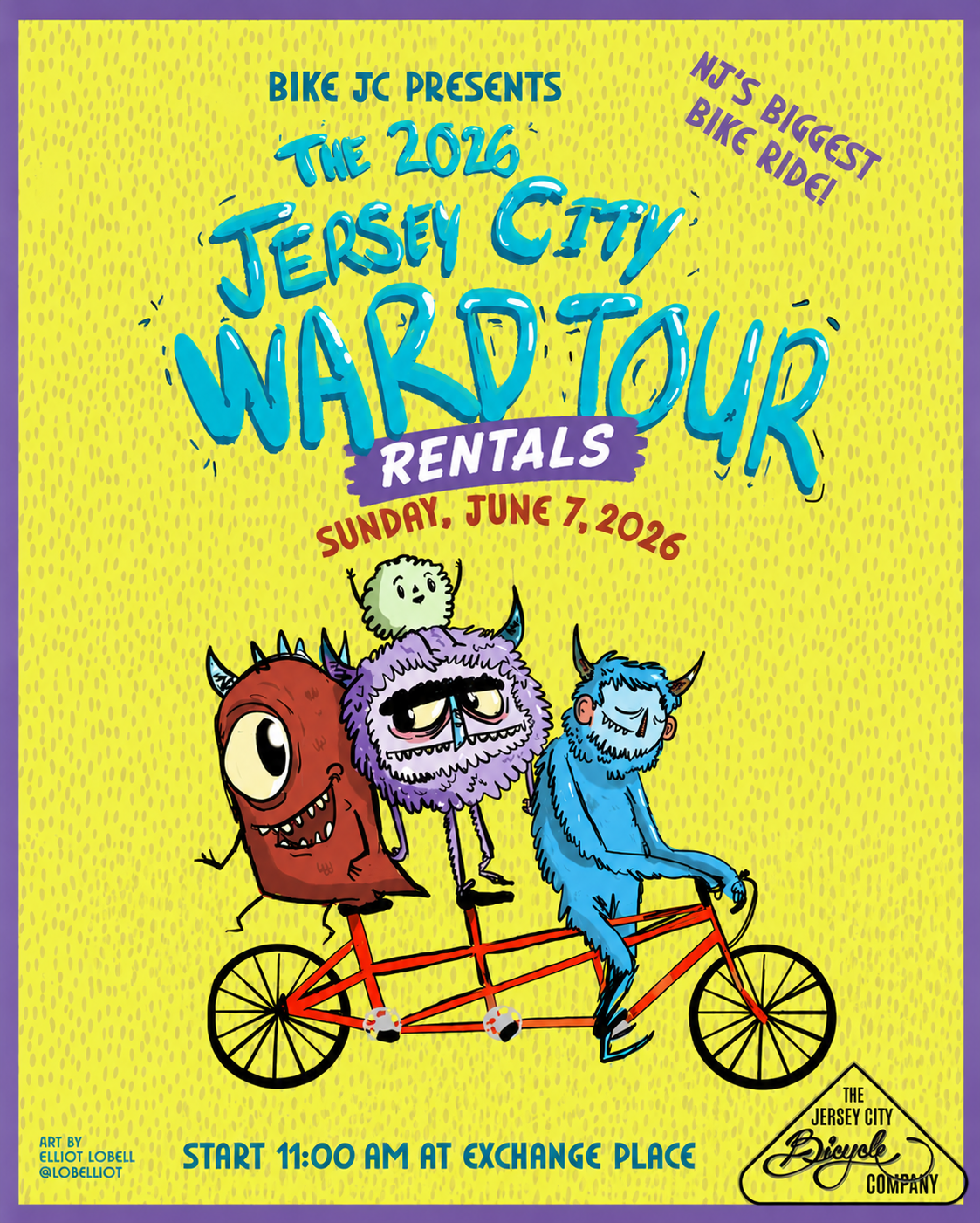 Reserve your 2026 Ward Tour bike rental from The Jersey City Bicycle Company
. Premium hybrid and electric bike rentals in Downtown Jersey City, minutes from Manhattan and Hoboken.