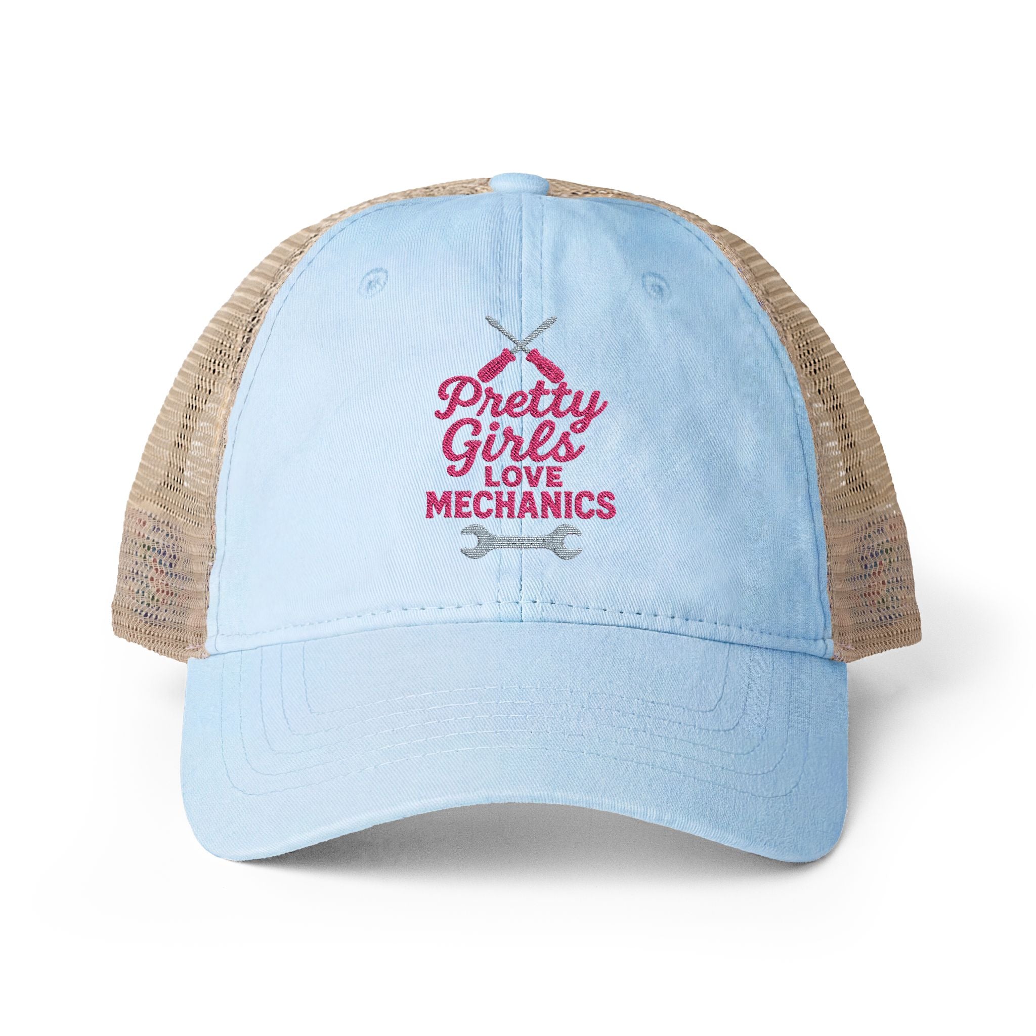 Women's Washed Mesh-Back Cap