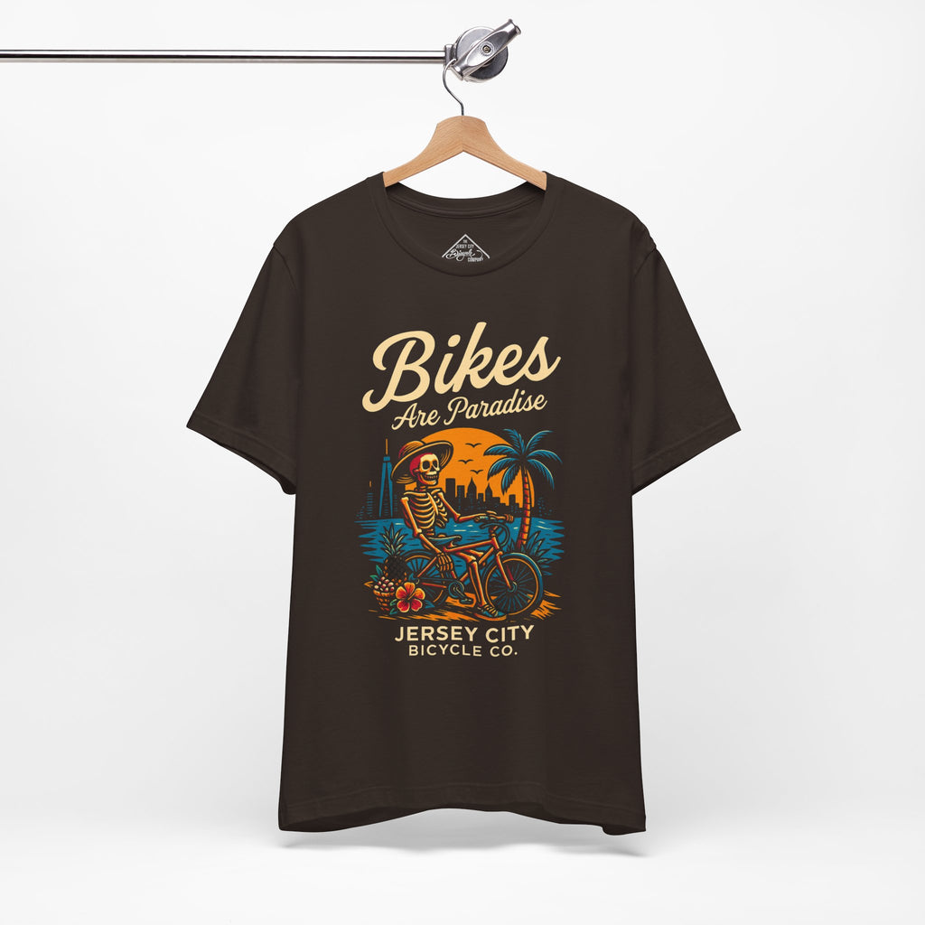 Bike Lover Tee, Cycling Gift Shirt, Paradise Bike Shop Tshirt Gift, Unisex Jersey Short Sleeve Tee, Bicycle Enthusiast Apparel