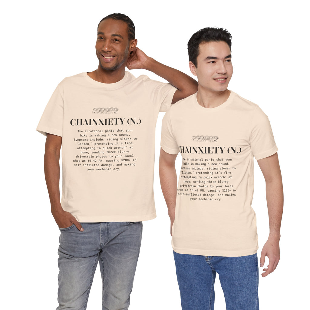 Cycling T-Shirt, Chainxiety Definition, Bike Lover Gift
