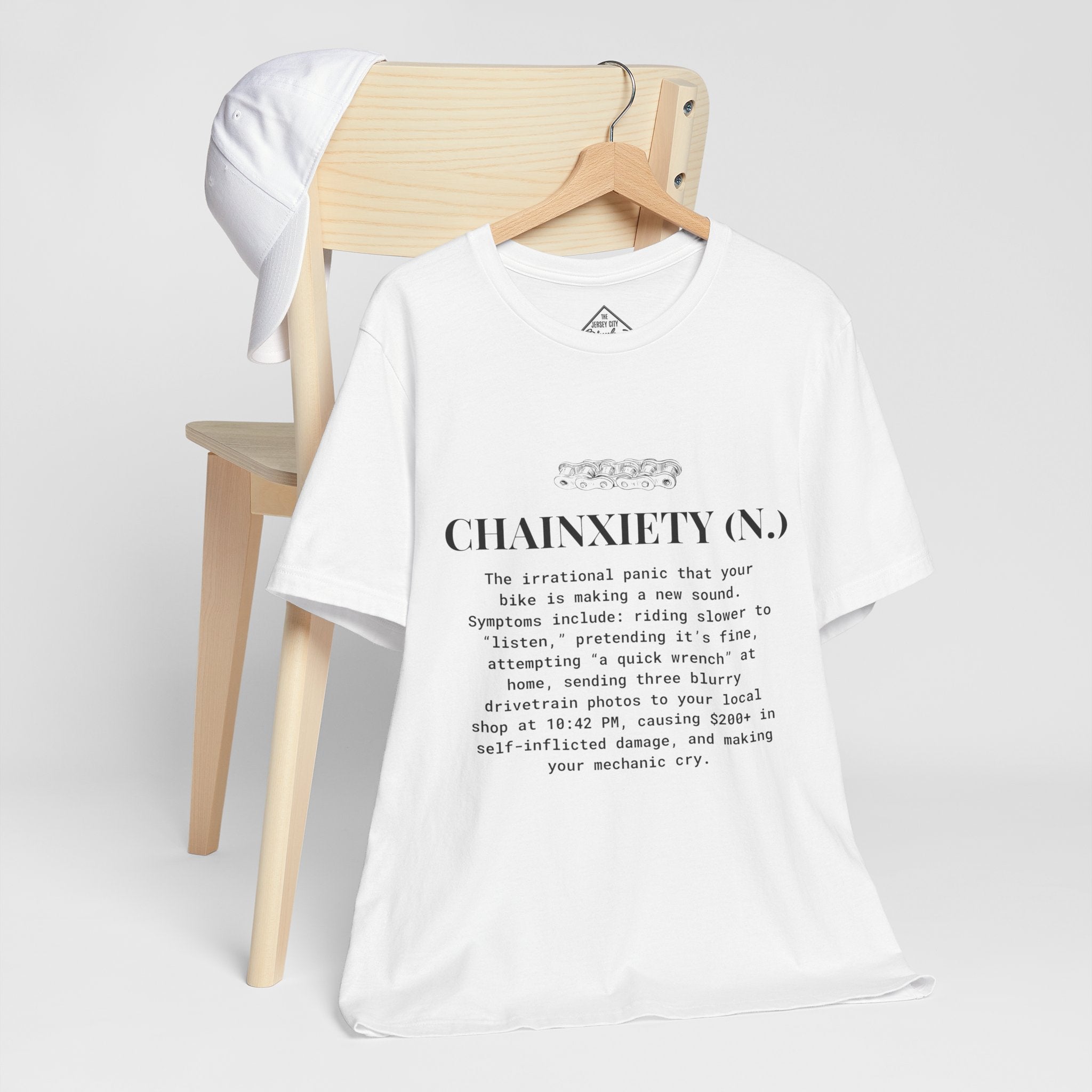 Cycling T-Shirt, Chainxiety Definition, Bike Lover Gift