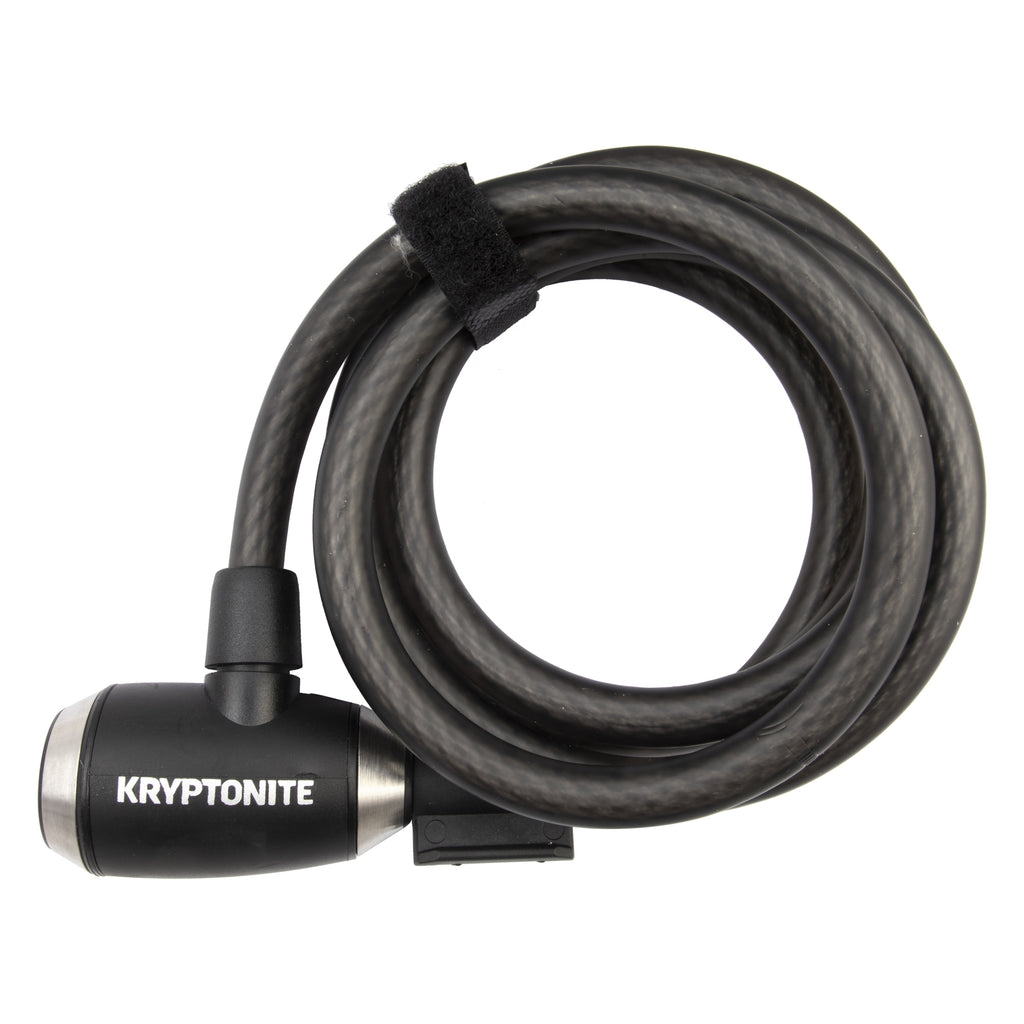 Kryptonite KryptoFlex Key Cable Lock - 1218 - 6ft x 12mm, with Bracket