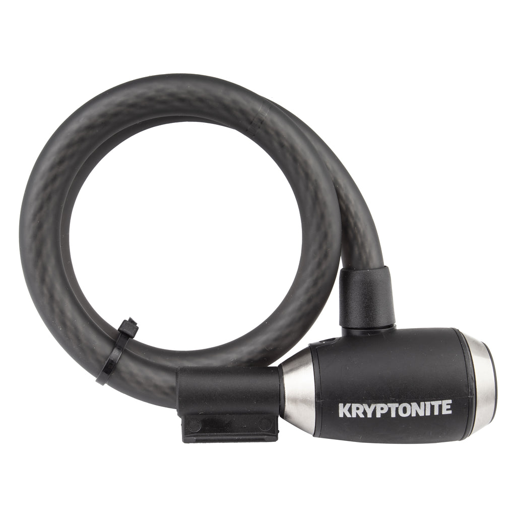 Kryptonite KryptoFlex Key Cable Lock - 1565 - 2.1ft x 15mm, with Bracket