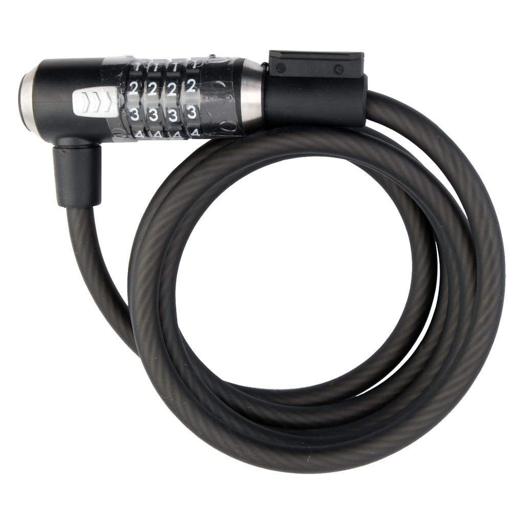 Kryptonite KryptoFlex Combo Cable Lock - 1218 - 6ft x 12mm, with Bracket
