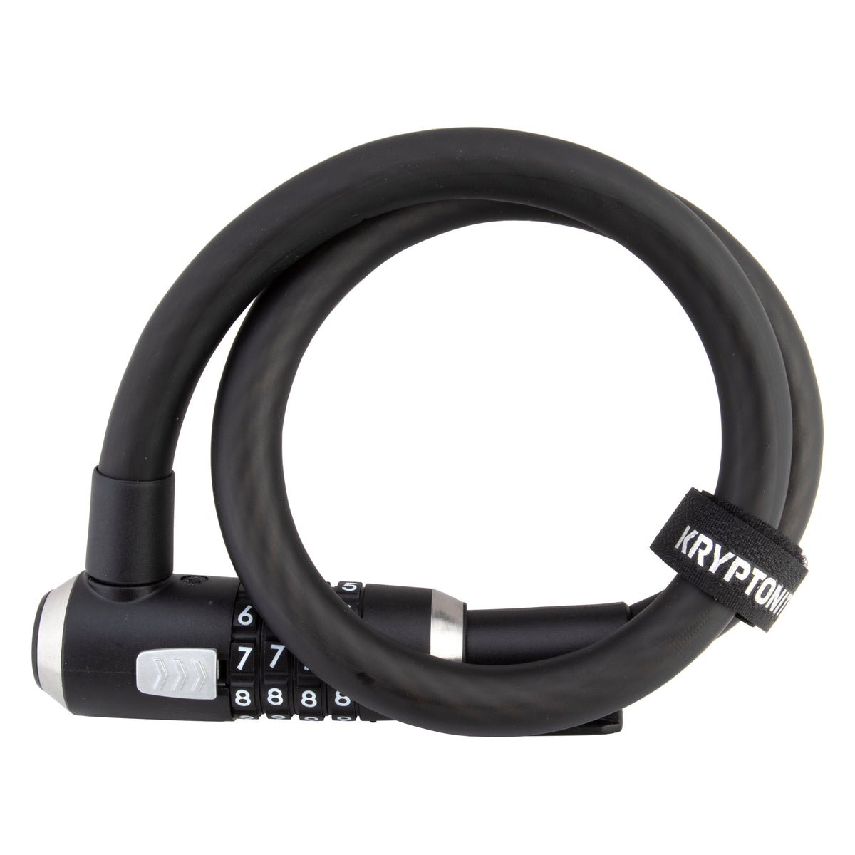 Kryptonite KryptoFlex Combo Cable Lock - 1565 - 2.1ft x 15mm, with Bracket