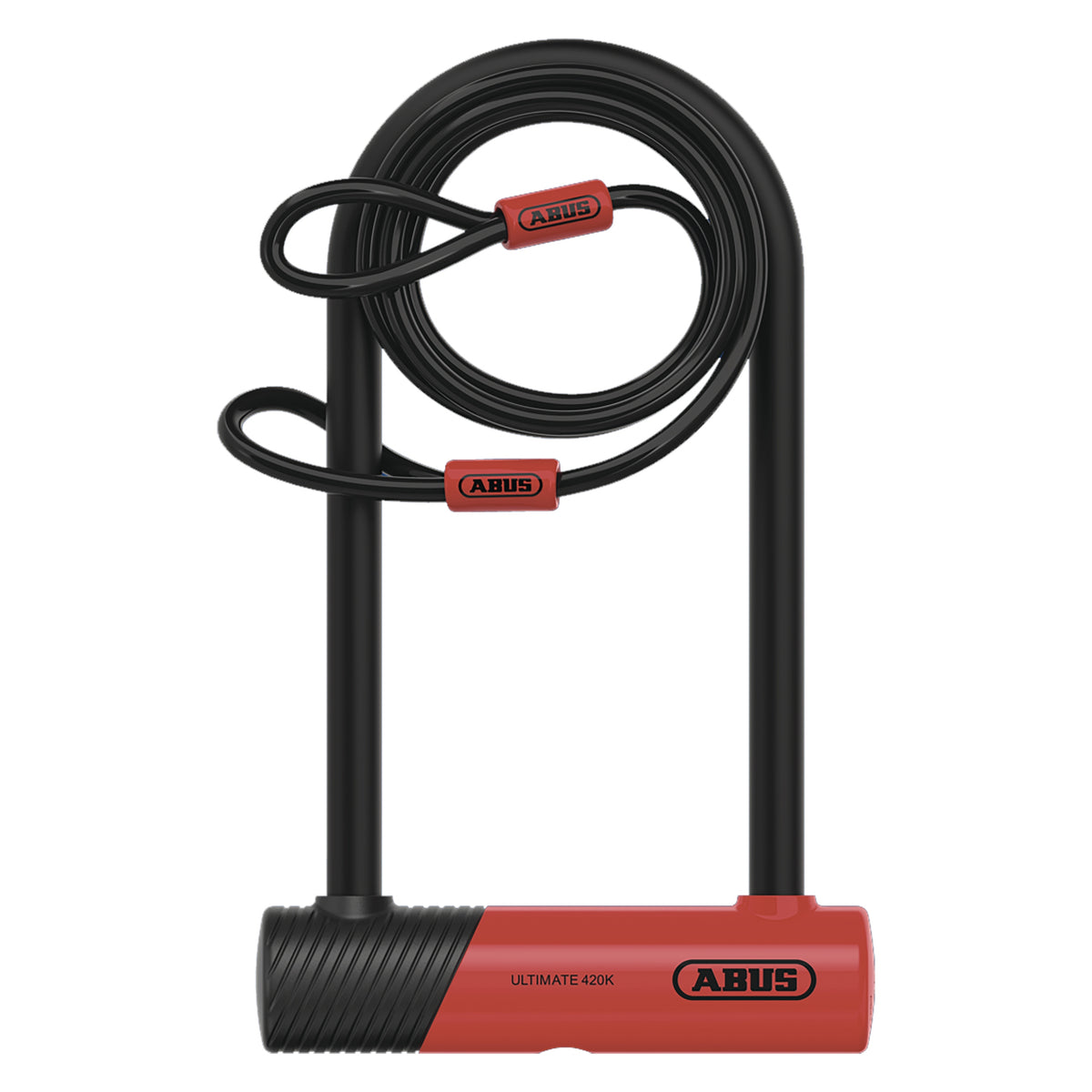 ABUS USH 420 U-Lock - Standard 230mm, with Cobra Cable