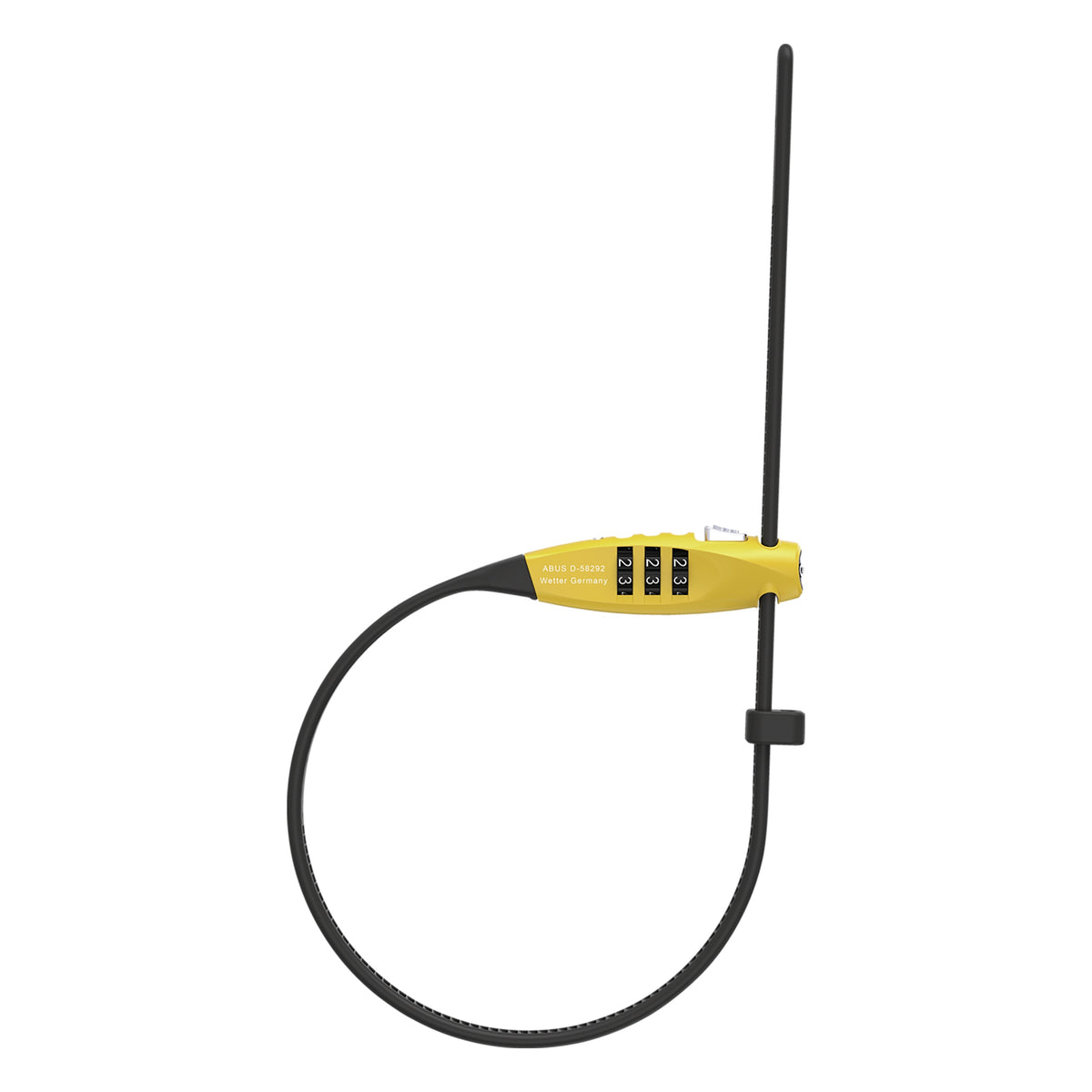ABUS Combiflex Travelguard Combo Cable Lock - 45cm - Yellow