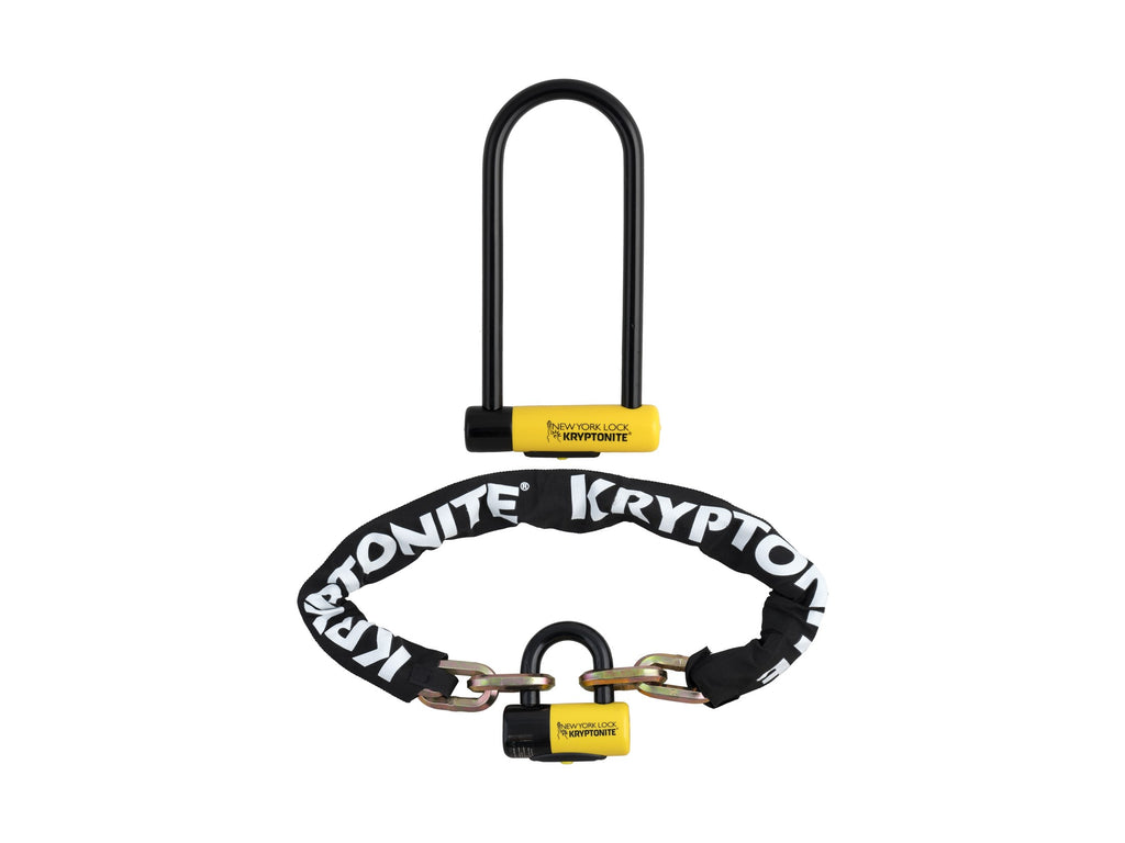 Kryptonite New York LS U-Lock & Chain Keyed-Alike Set
