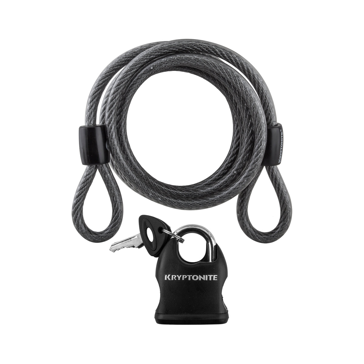Kryptonite KryptoFlex Key Cable Lock - 818 - 6ft x 8mm, with Bracket