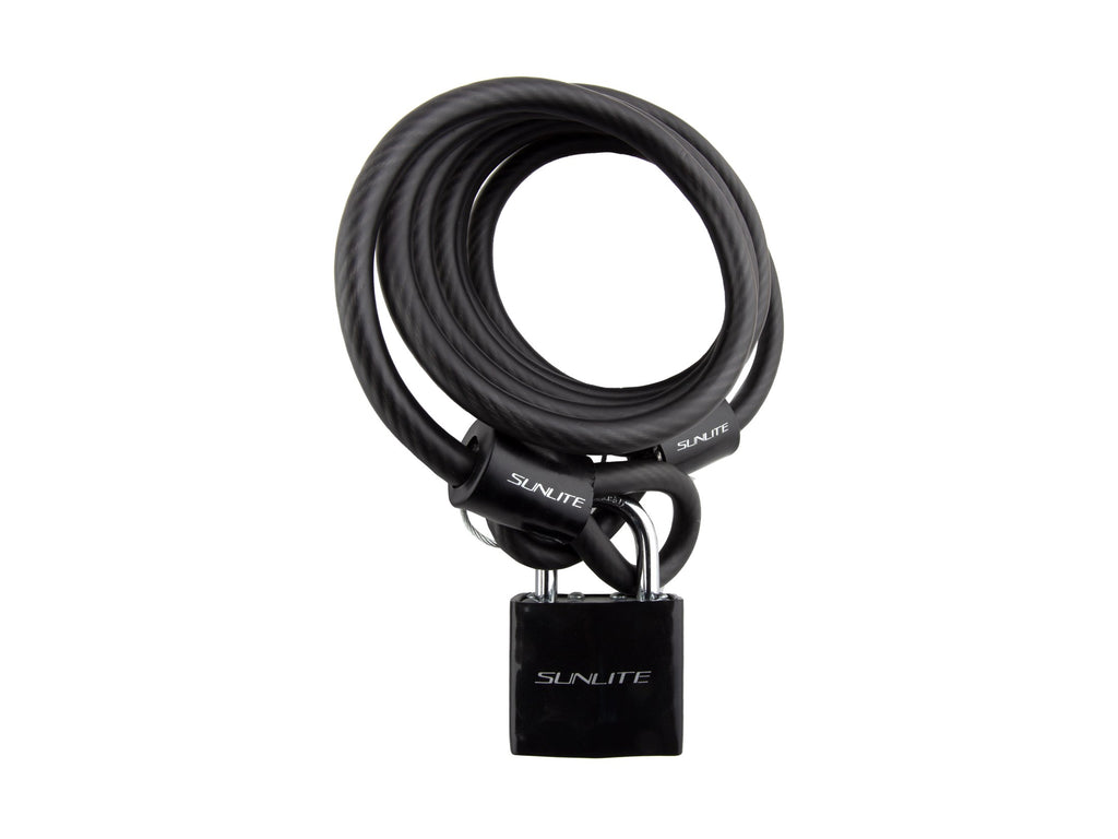 Sunlite Key Lock & Cable with Padlock
