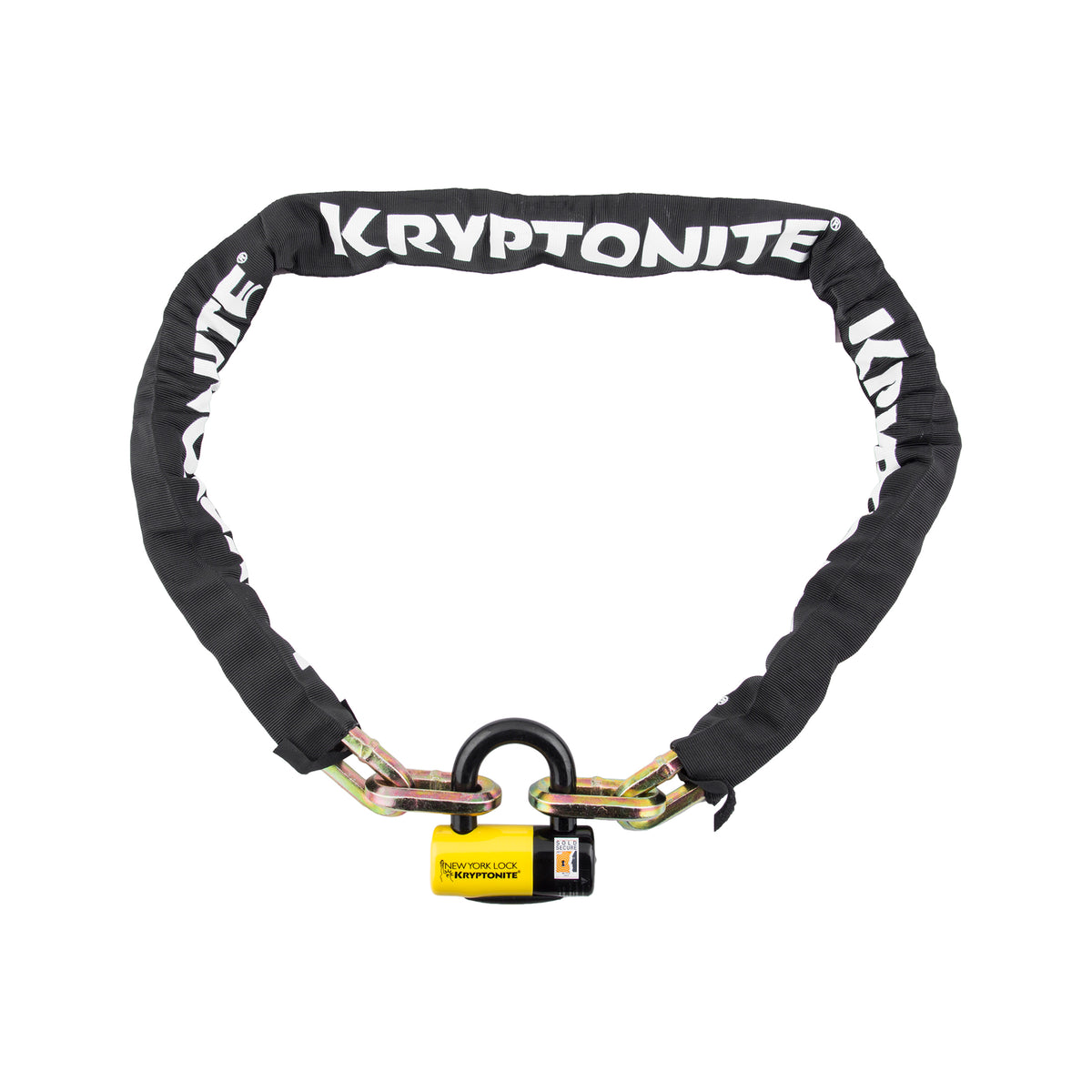 Kryptonite New York Fahgettaboudit Chain Lock - 1415 - 5ft x 14mm, with NY Disc Lock