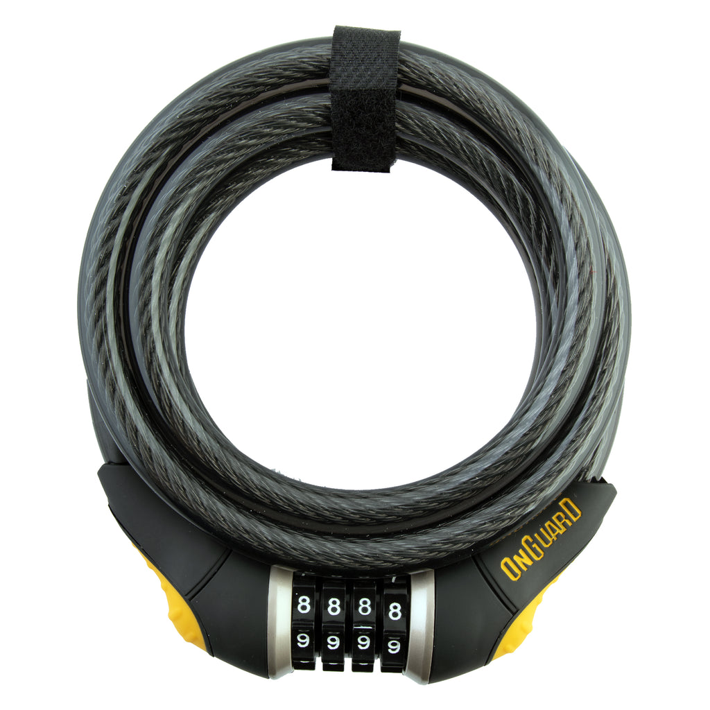 OnGuard Doberman Combo Cable Lock - 8031 - 6ft x 12mm