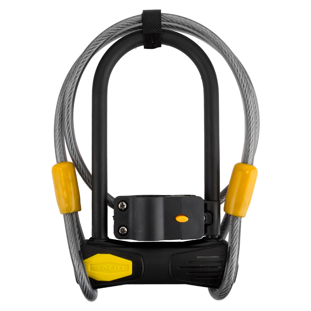 Sunlite Defender D3 U-Lock - Medium - 3.5 x 7 in, with 4ft Cable