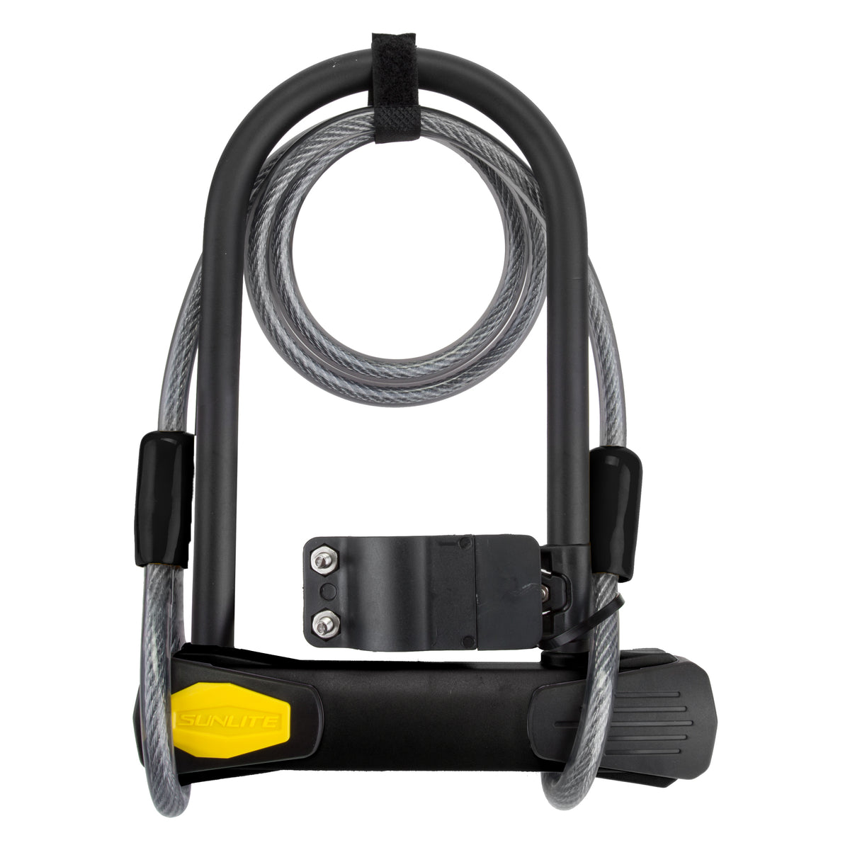 Sunlite Power Shield U-Lock - STD - 4 x 7.85 in, with 4ft Cable, with Bracket